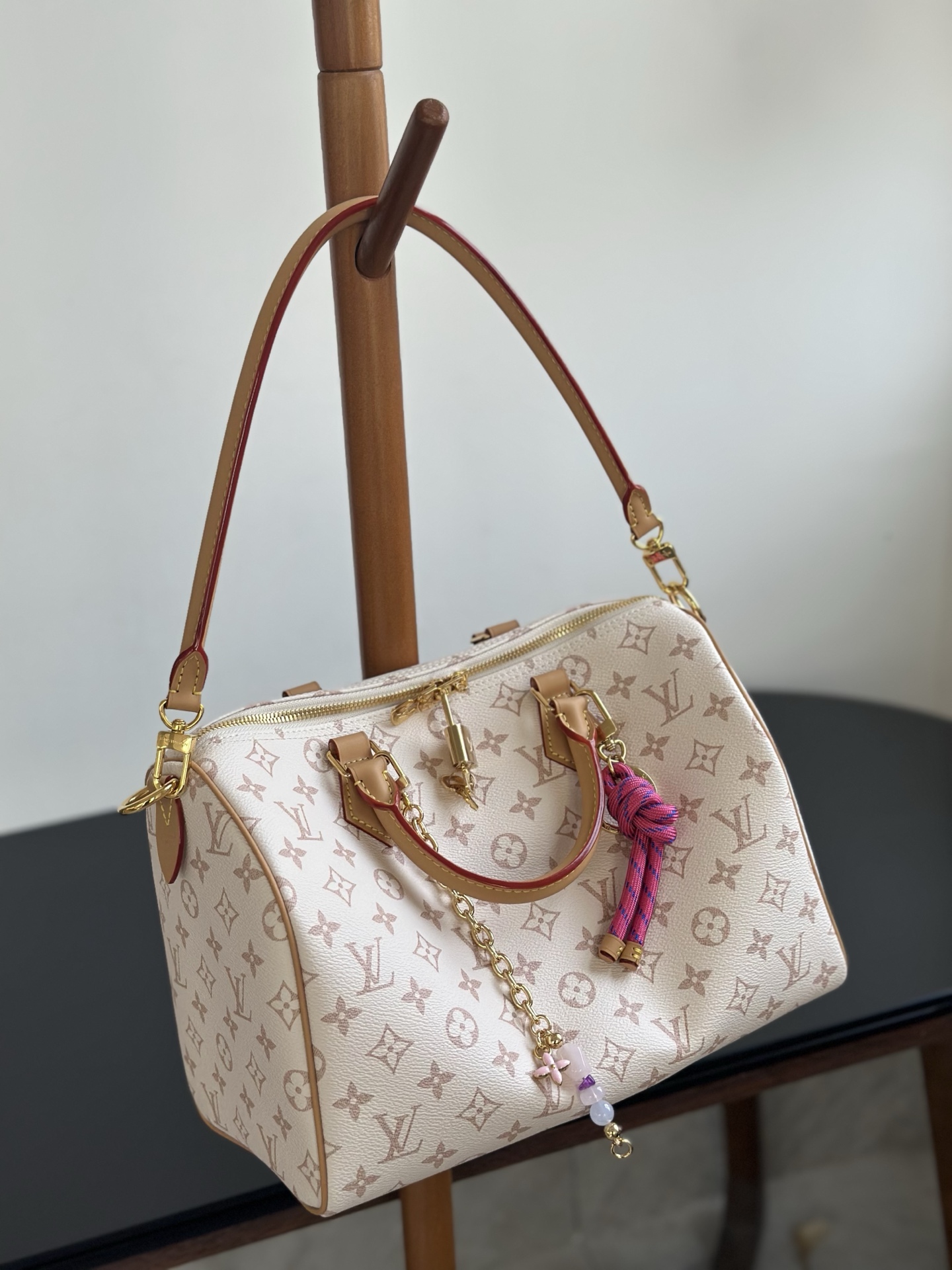 Louis Vuitton Speedy Soft 30 Lucky White Monogram Dune Canvas Handbag 5 i1754719281128 3203 0 4