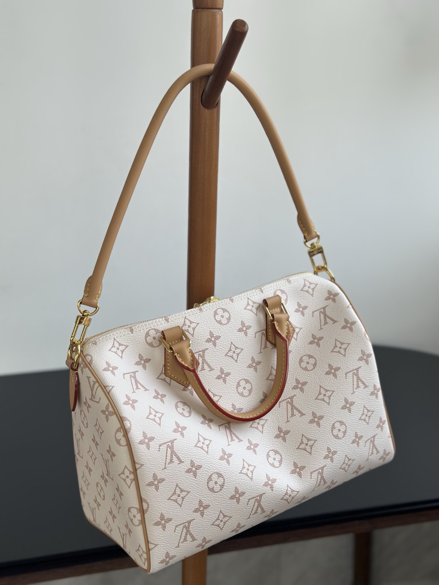 Louis Vuitton Speedy Soft 30 Lucky White Monogram Dune Canvas Handbag 6 i1754719281132 208 0 5