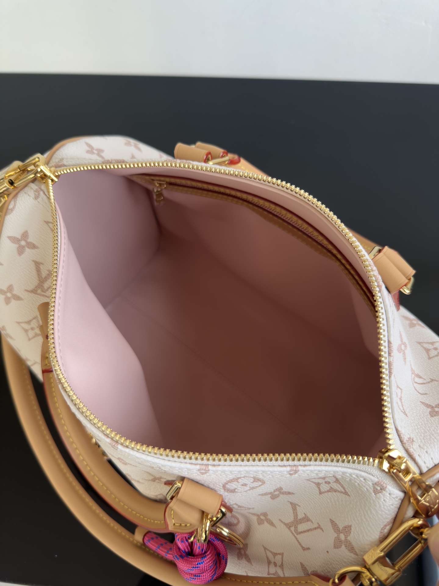 Louis Vuitton Speedy Soft 30 Lucky White Monogram Dune Canvas Handbag 11 i1754719281579 3414 0 8