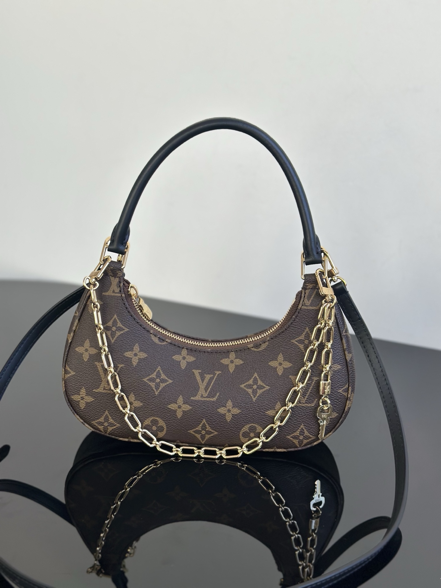 Louis Vuitton Catchy Small Handbag Monogram Canvas with Leather Trim 3 i1755763528728 4564 0 1
