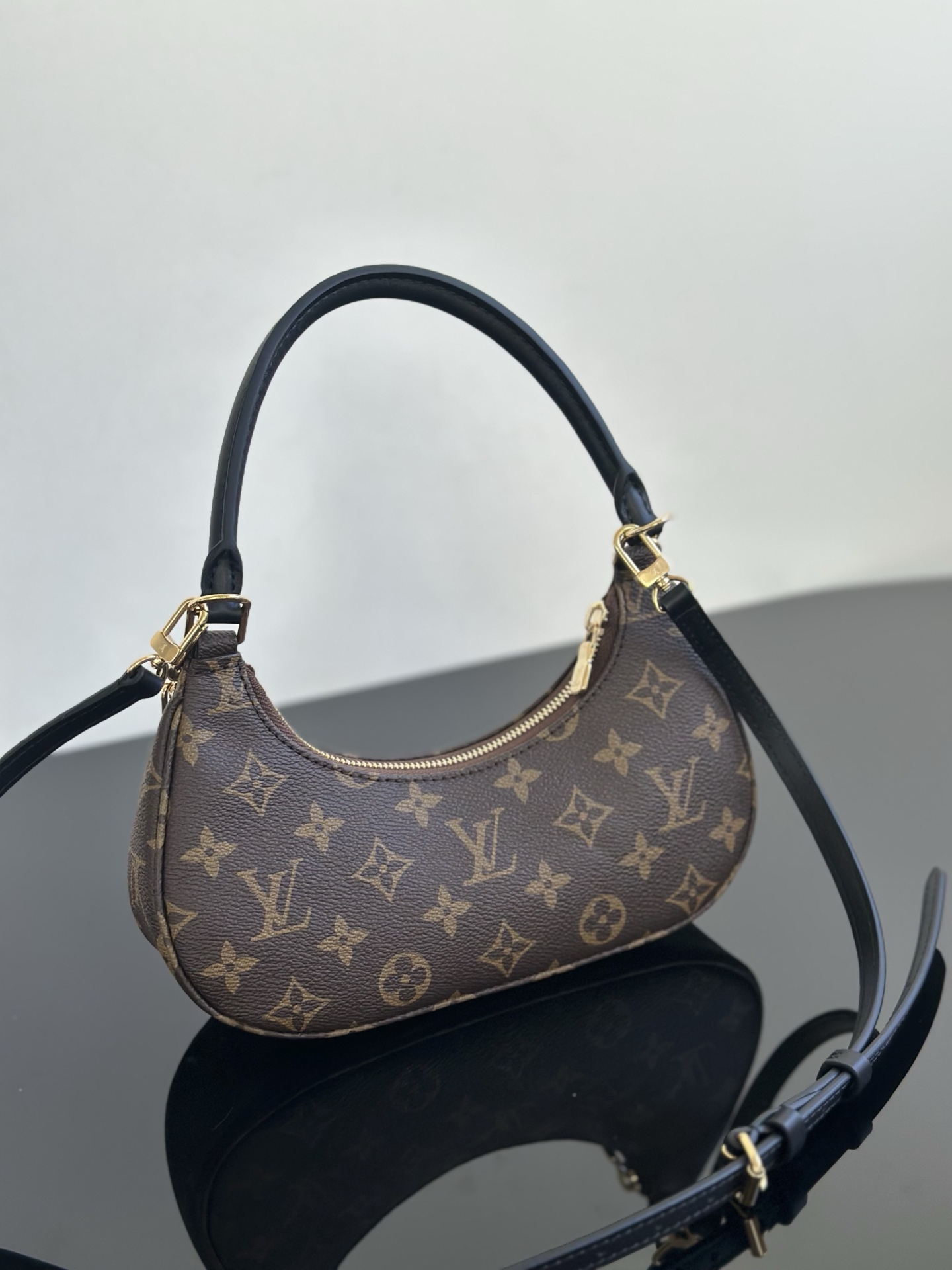 Louis Vuitton Catchy Small Handbag Monogram Canvas with Leather Trim 6 i1755763529841 6701 0 4
