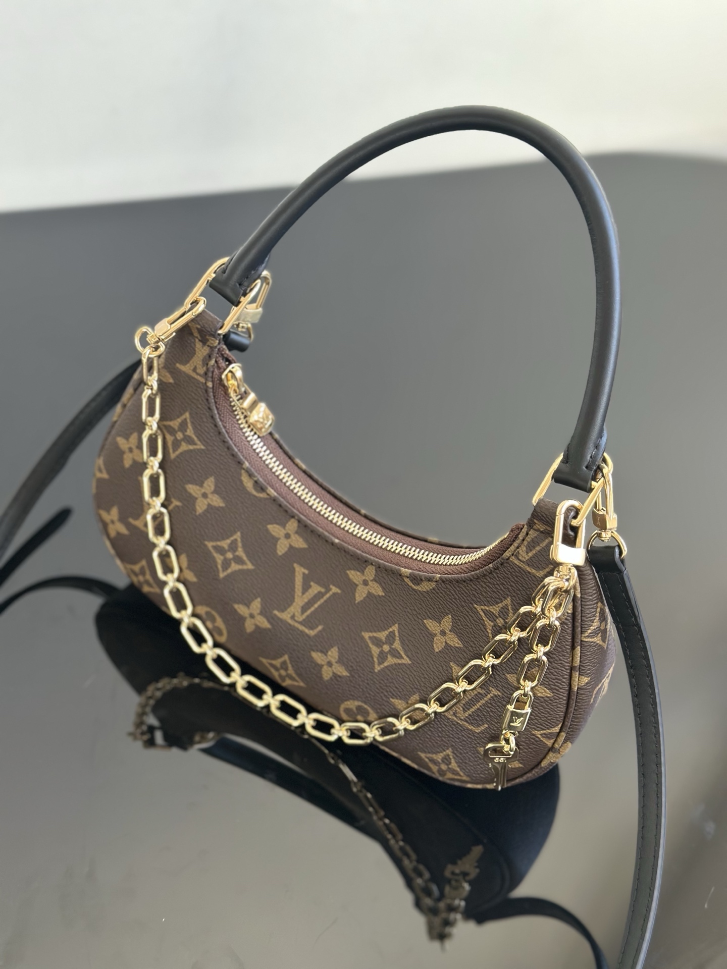 Louis Vuitton Catchy Small Handbag Monogram Canvas with Leather Trim 4 i1755763529841 8844 0 2