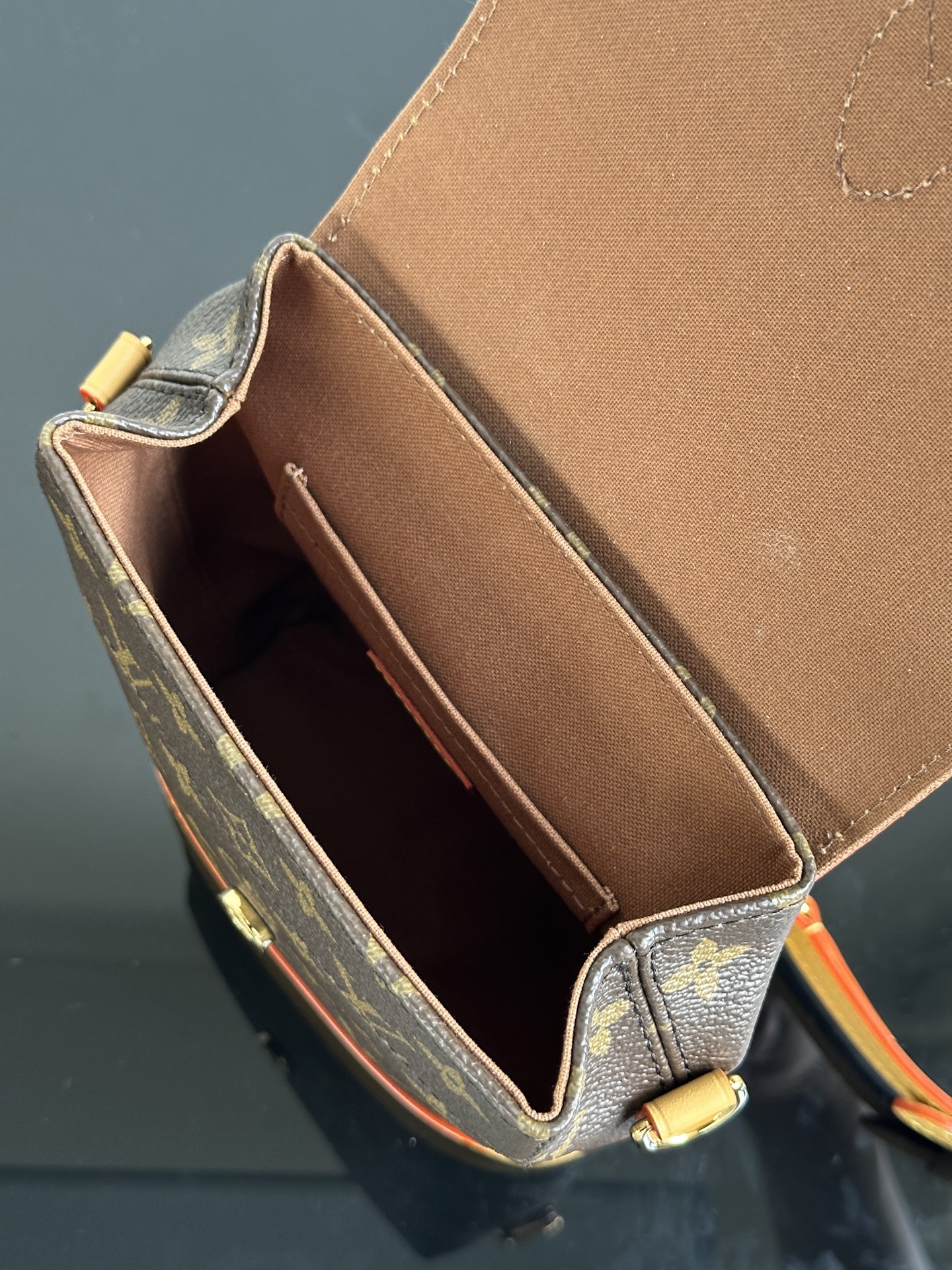 Louis Vuitton Soho Mini Backpack Monogram Canvas Leather Strap, 17 x 23 x 8 cm 13 i1755933751775 2692 0 8