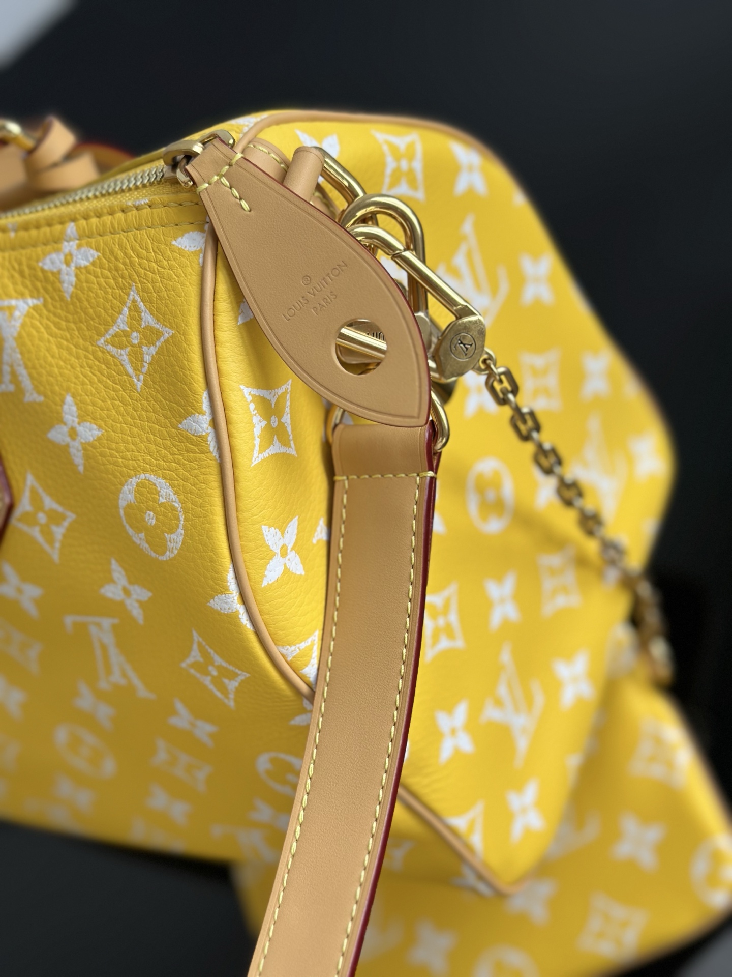 Louis Vuitton Speedy Bandoulière 30 Yellow Monogram Leather Satchel 7 i1756277791472 6257 0 6