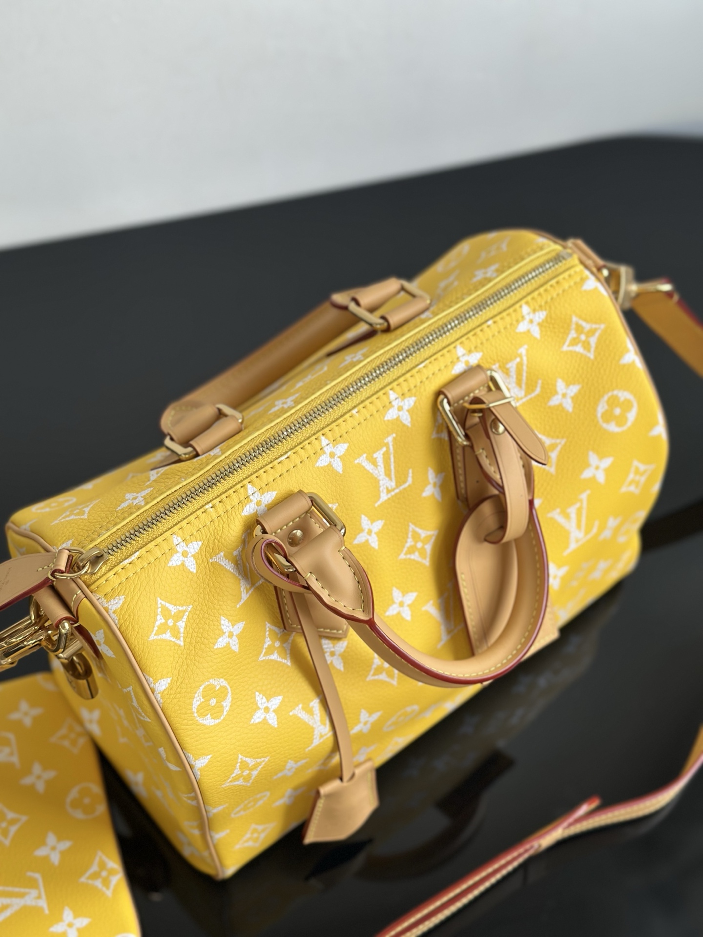 Louis Vuitton Speedy Bandoulière 30 Yellow Monogram Leather Satchel 2 i1756277793211 3431 0 1
