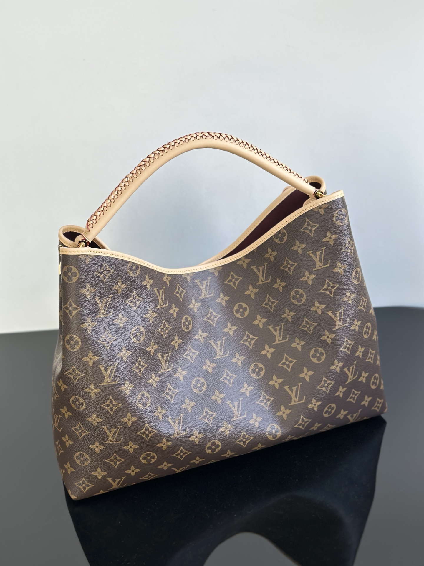 Louis Vuitton Sac Again Hobo Bag in Monogram Canvas with Braided Handle 10 i1756708753574 9806 0 6