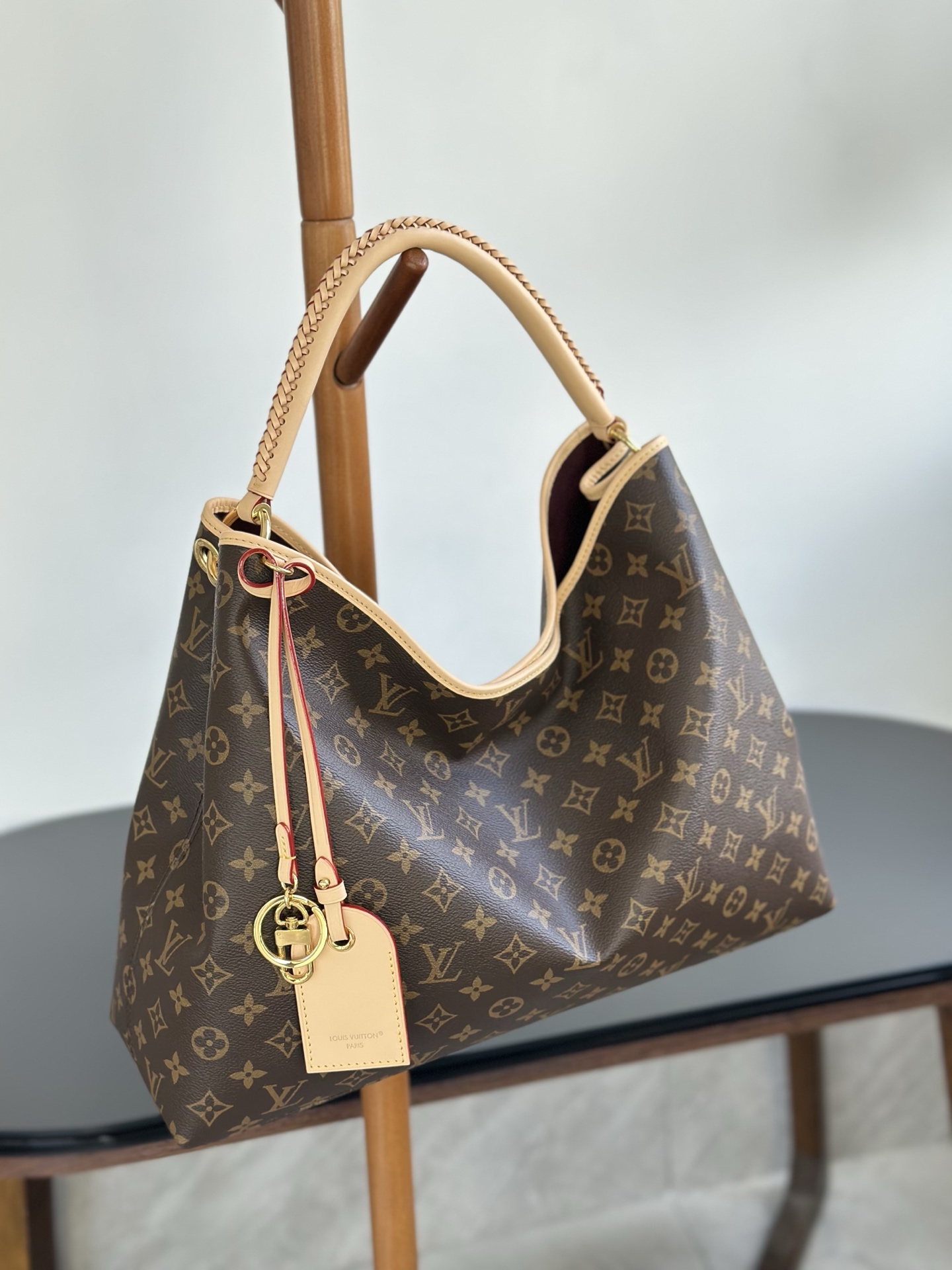 Louis Vuitton Sac Again Hobo Bag in Monogram Canvas with Braided Handle 2 i1756708753695 1505 0 0