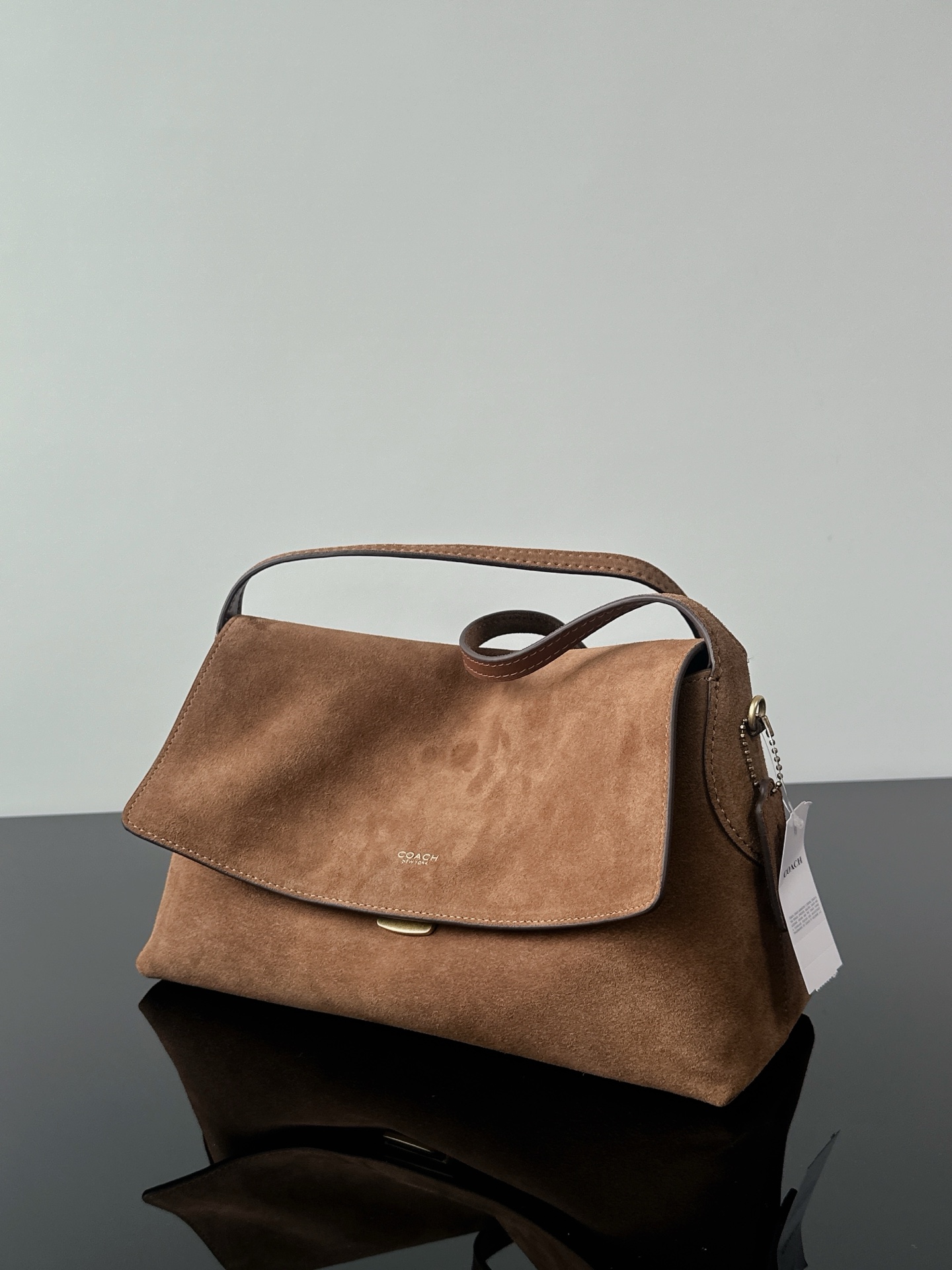Coach suede brown