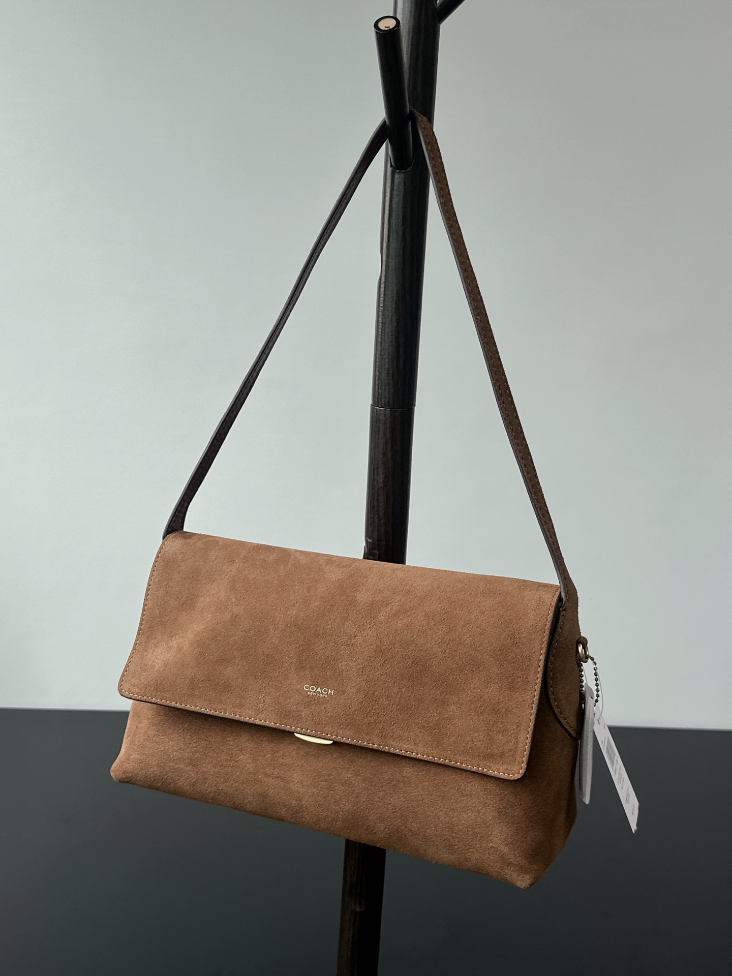 Coach suede brown