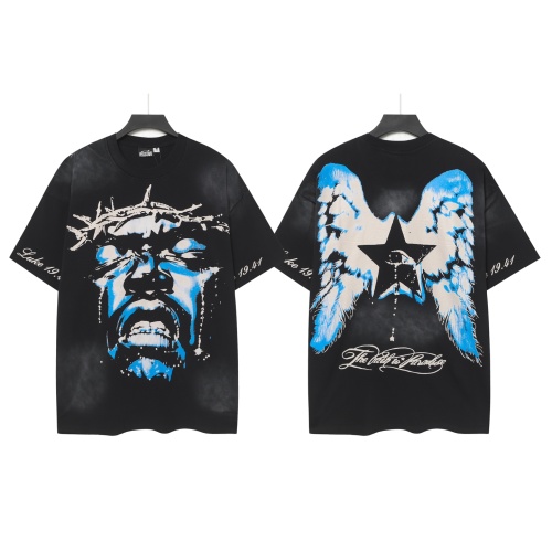 Hellstar Graphic Print Washed Black T-Shirt, Streetwear Cotton Tee 1 Hellstar Graphic Print Washed Black T-Shirt, Streetwear Cotton Tee