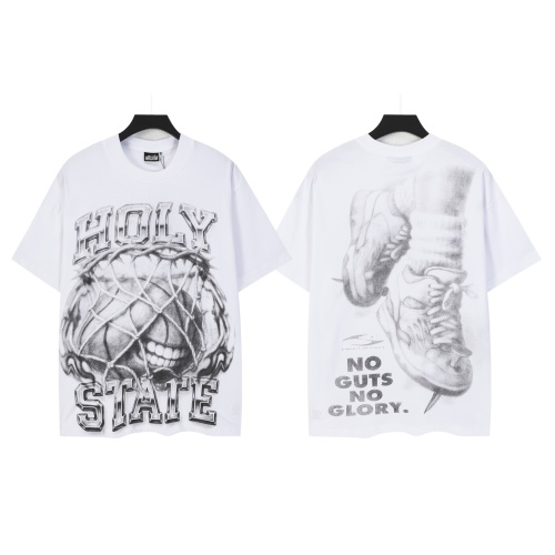 Hellstar Holy State Graphic Print T-Shirt, White Cotton Tee, Streetwear Style 1 Hellstar Holy State Graphic Print T-Shirt, White Cotton Tee, Streetwear Style
