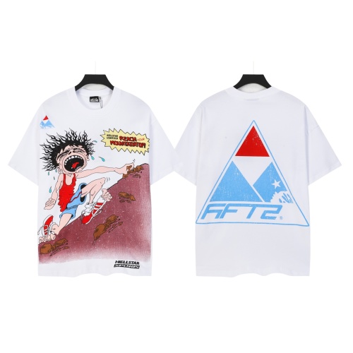 Hellstar Graphic Print T-Shirt - White Cotton Tee, Streetwear Style 1 Hellstar Graphic Print T-Shirt - White Cotton Tee, Streetwear Style