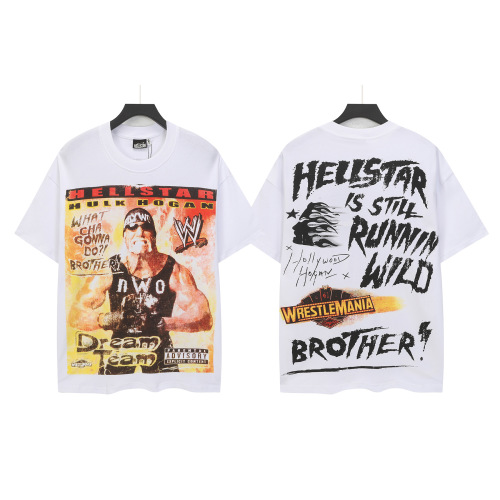 Hellstar Hulk Hogan Wrestlemania T-Shirt - 'Running Wild' Graphic Tee 1 Hellstar Hulk Hogan Wrestlemania T-Shirt - 'Running Wild' Graphic Tee