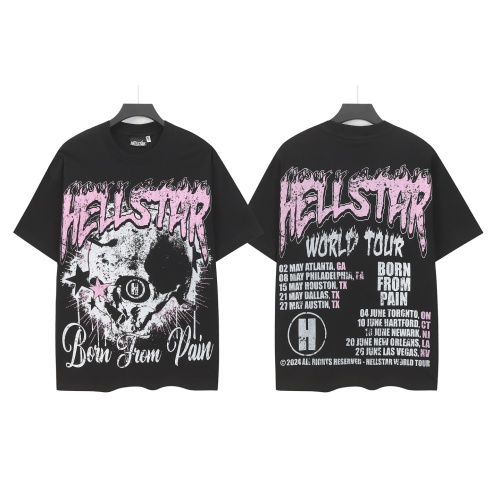 Hellstar World Tour Black T-Shirt,Born From Pain Graphic Print, Streetwear 1 Hellstar World Tour Black T-Shirt,Born From Pain Graphic Print, Streetwear