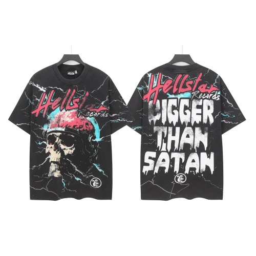 Hellstar Records Vintage Wash Black T-Shirt, Skull Graphic Print, Cotton Tee 17 Hellstar Records Vintage Wash Black T-Shirt, Skull Graphic Print, Cotton Tee