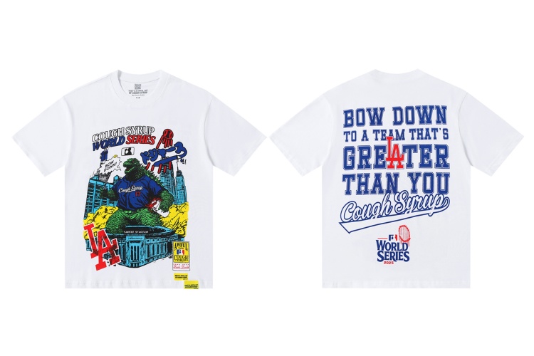 Cough Syrup World Series Graphic Print T-Shirt - Casual Cotton Tee 1 Cough Syrup World Series Graphic Print T-Shirt - Casual Cotton Tee