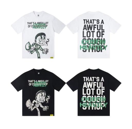 Trendy That's A Awful Lot Of Cough Syrup Print Short-Sleeve T-Shirt 1 Trendy That's A Awful Lot Of Cough Syrup Print Short-Sleeve T-Shirt