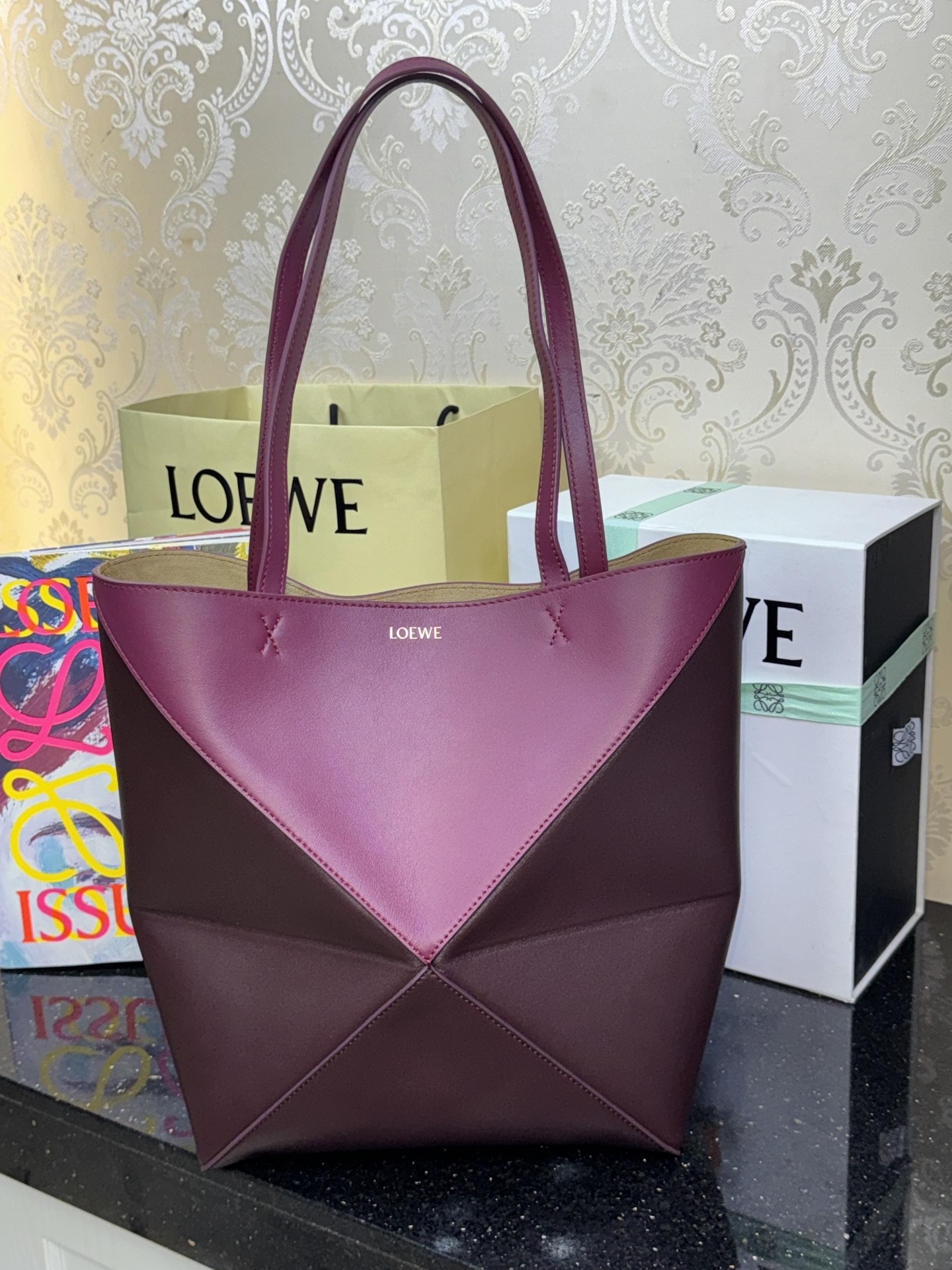 LOEWE 中号Puzzle Fold折叠手袋 𝟐𝟓.𝟓-顶级品质