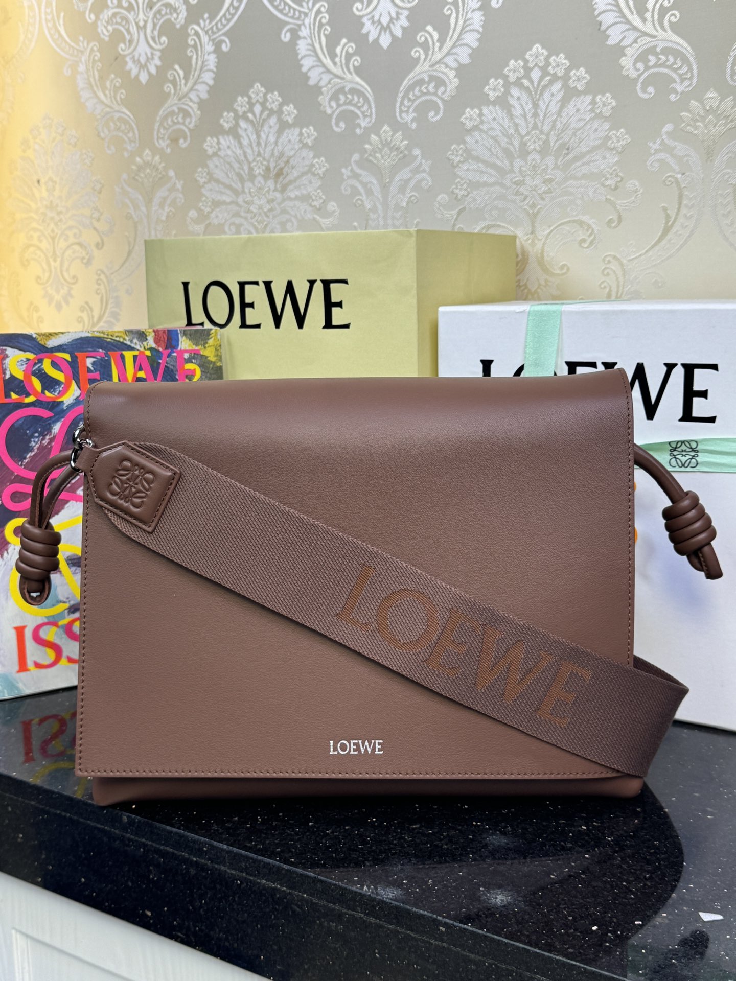 LOEWE Flamenco Satchel сумка-мессенджэр - топ-якасць