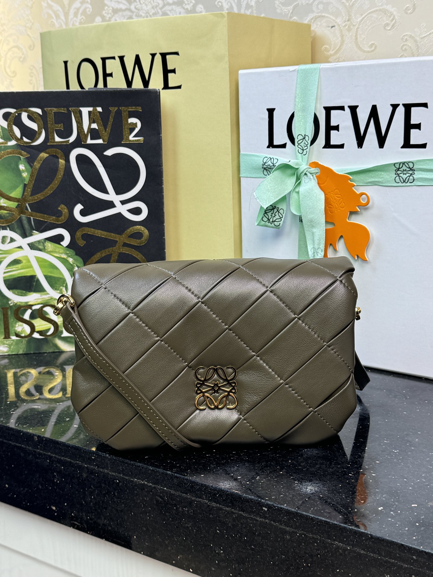 Sac LOEWE Puffer Goya petit format - qualité supérieure