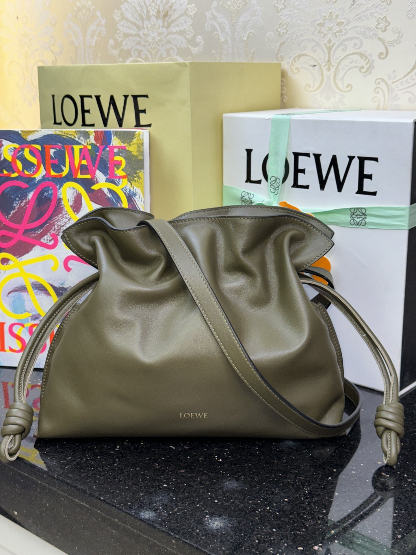 LOEWE medium Flamenco Fortune Bag 30 - topkwaliteit