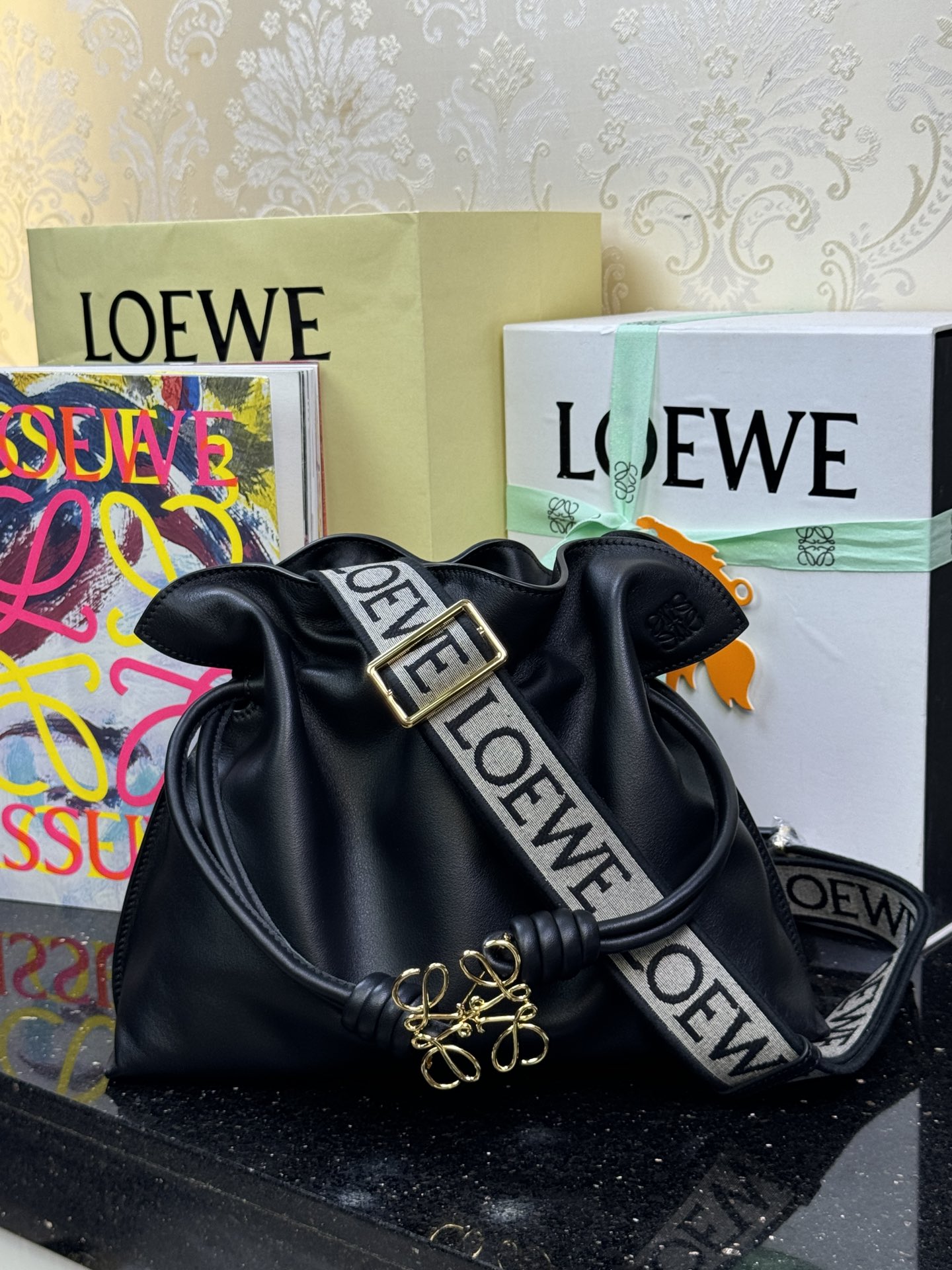LOEWE Flamenco Clutch сярэдняя сумка 30-вышэйшая якасць