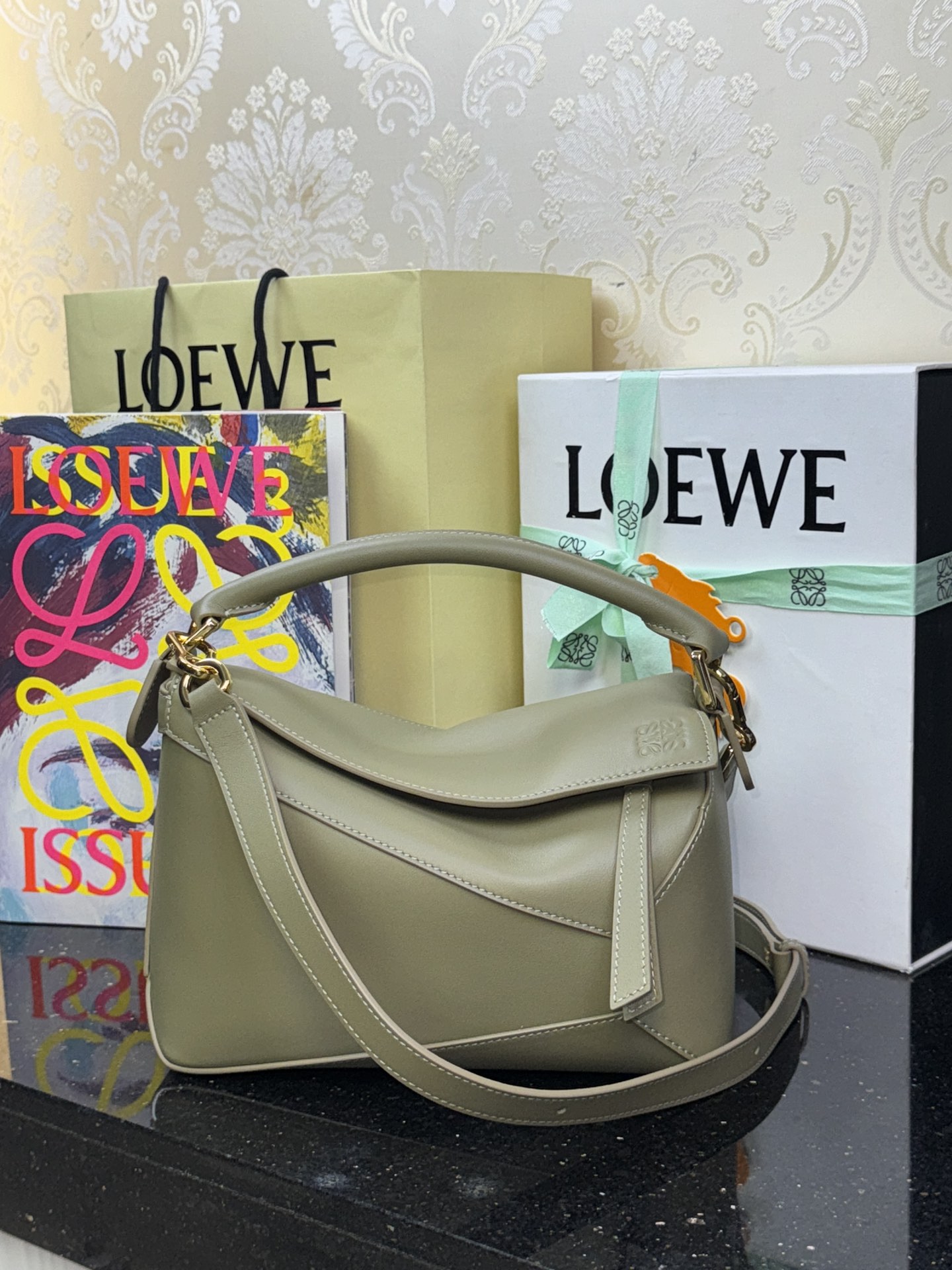 LOEWE новы малы Puzzle Edge 𝟐𝟒-вышэйшая якасць