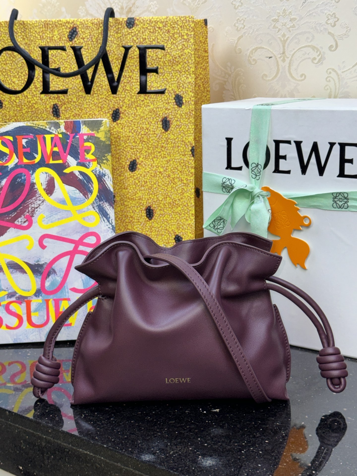 LOEWE mini Flamenco Fortune Bag 23.9 - topkwaliteit