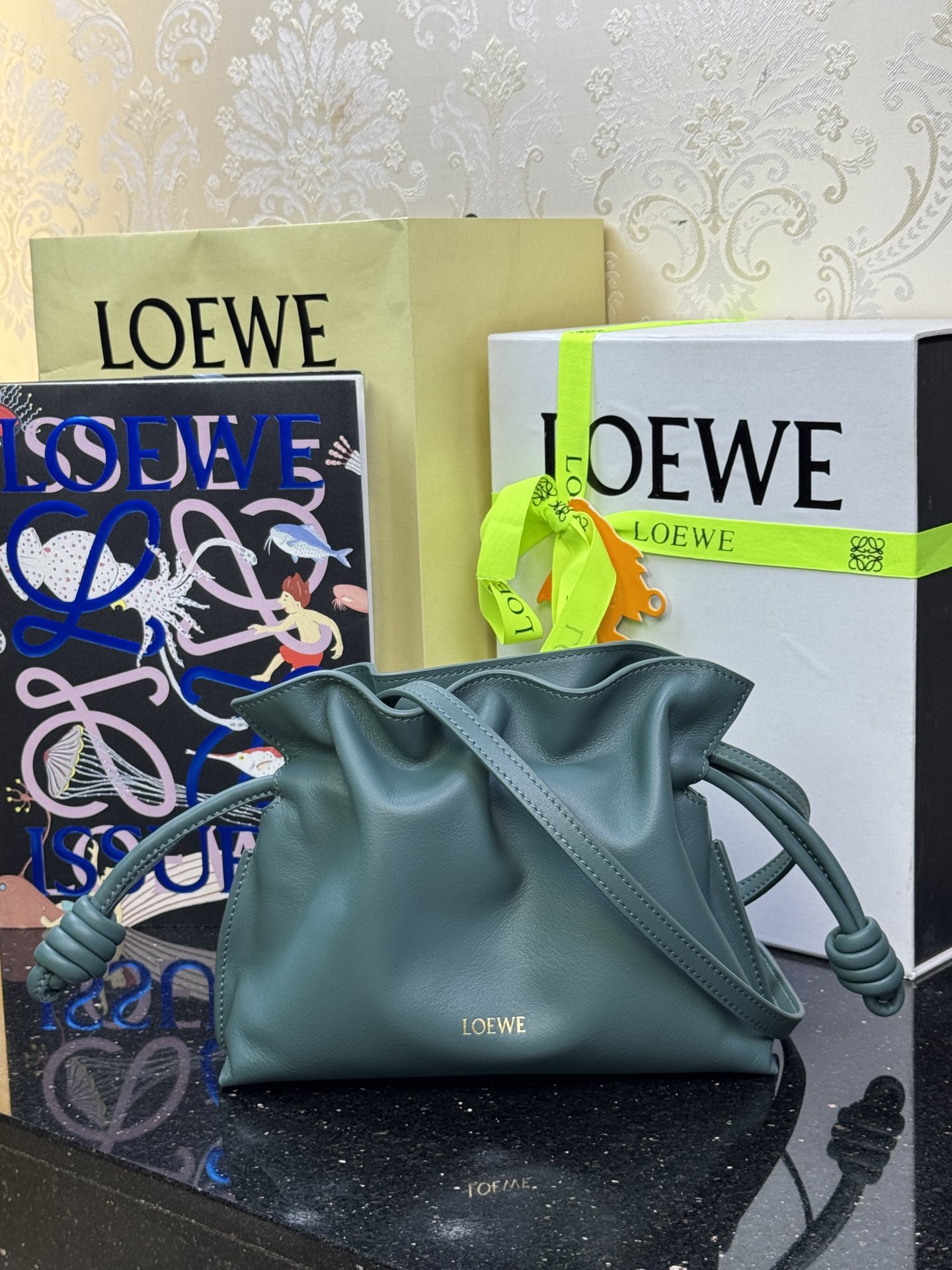 LOEWE mini Flamenco Fortune Bag 23.9 - topkwaliteit