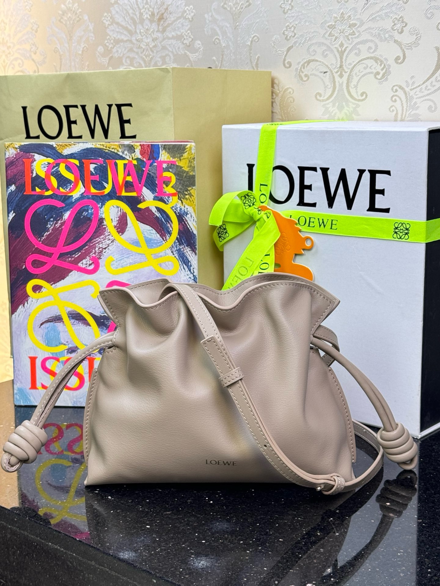 LOEWE mini Flamenco Fortune Bag 23.9 - topkwaliteit