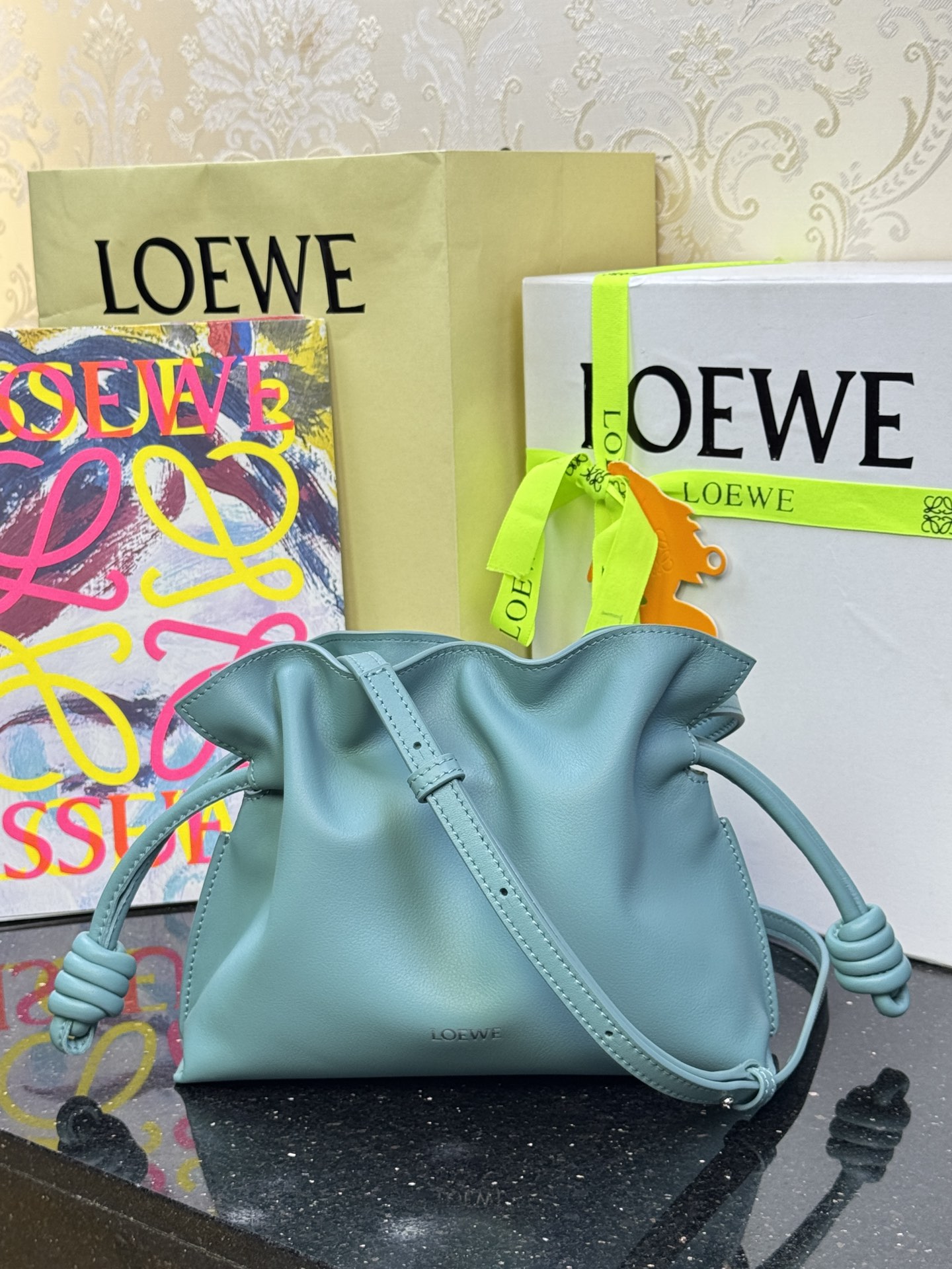 LOEWE mini Flamenco Fortune Bag 23.9 - topkwaliteit