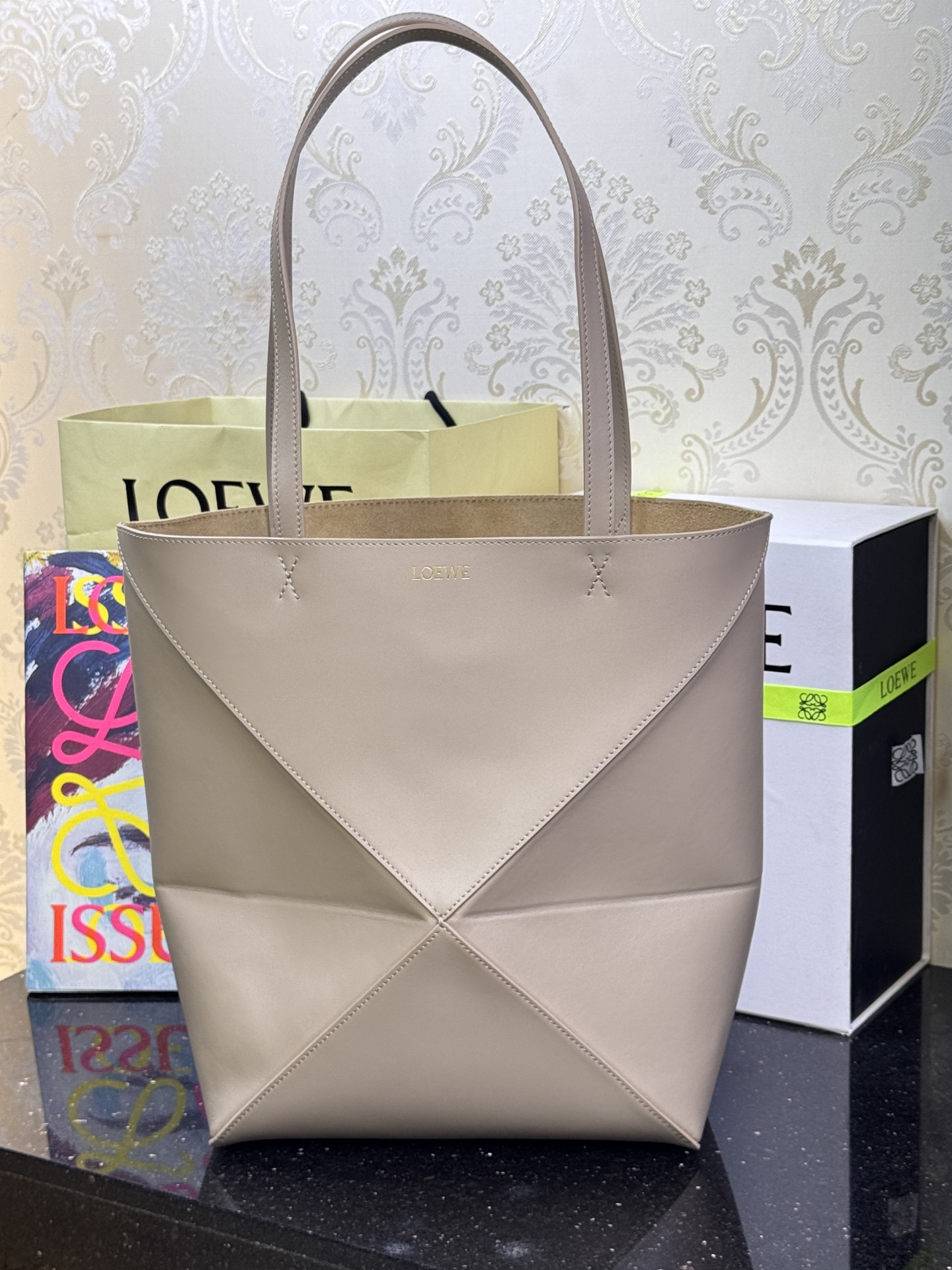 LOEWE 中号Puzzle Fold折叠手袋 𝟐𝟓.𝟓-顶级品质
