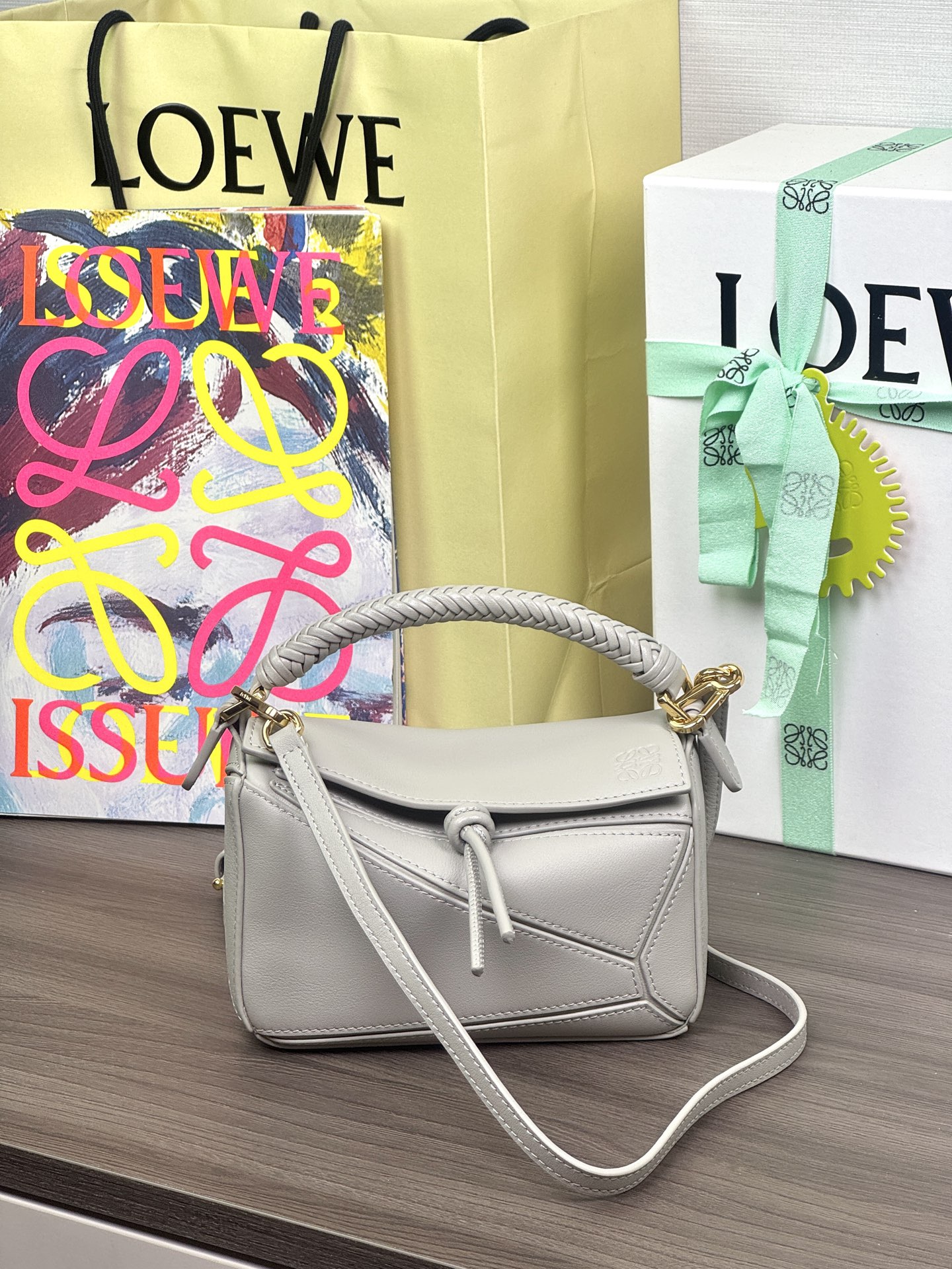 LOEWE 编织手腕Mini Puzzle 𝟏𝟖-顶级品质