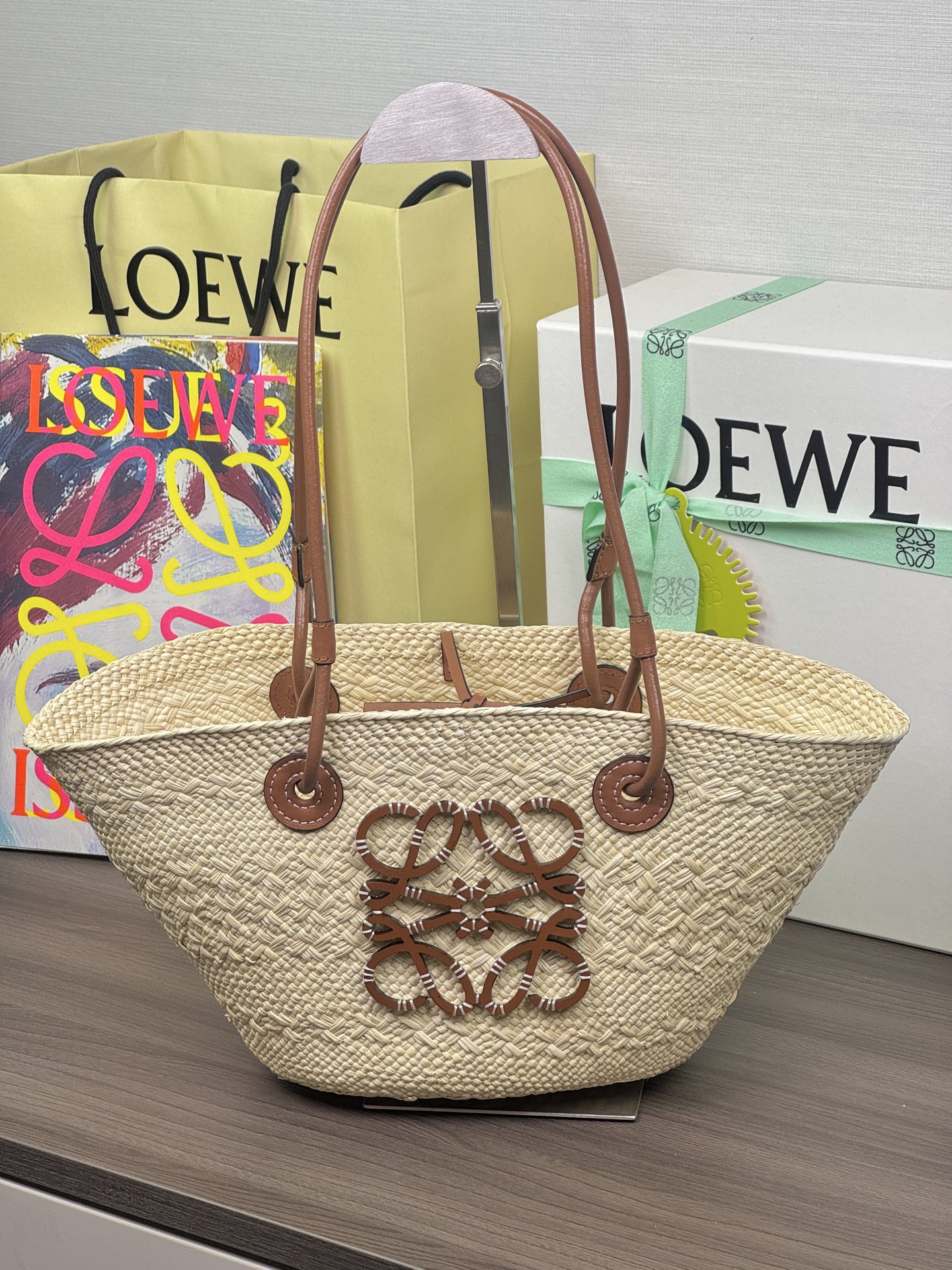 LOEWE Anagram Basket 바스켓 백 스몰 - 최상급 품질