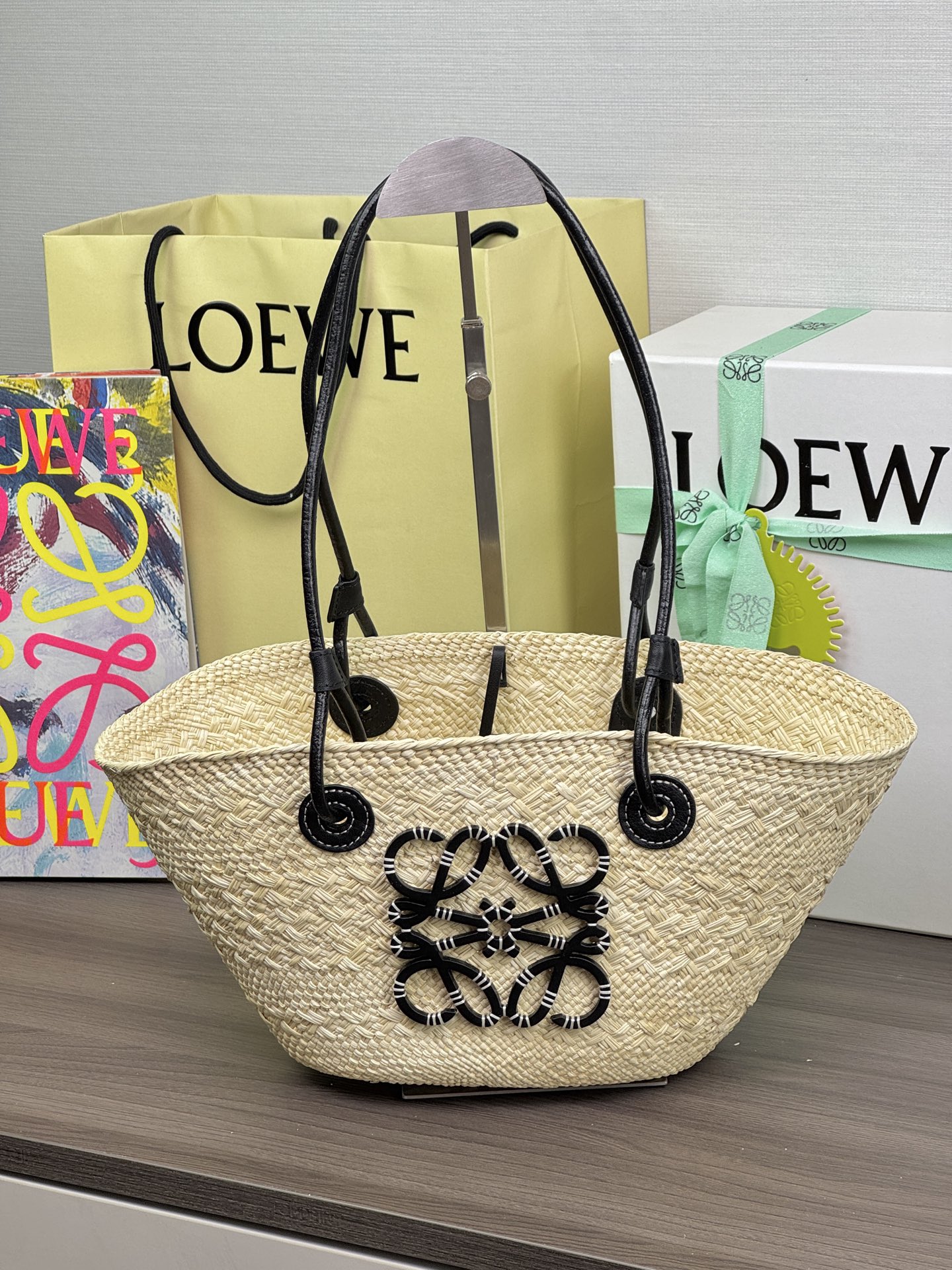 LOEWE Anagram Basket 바스켓 백 스몰 - 최상급 품질