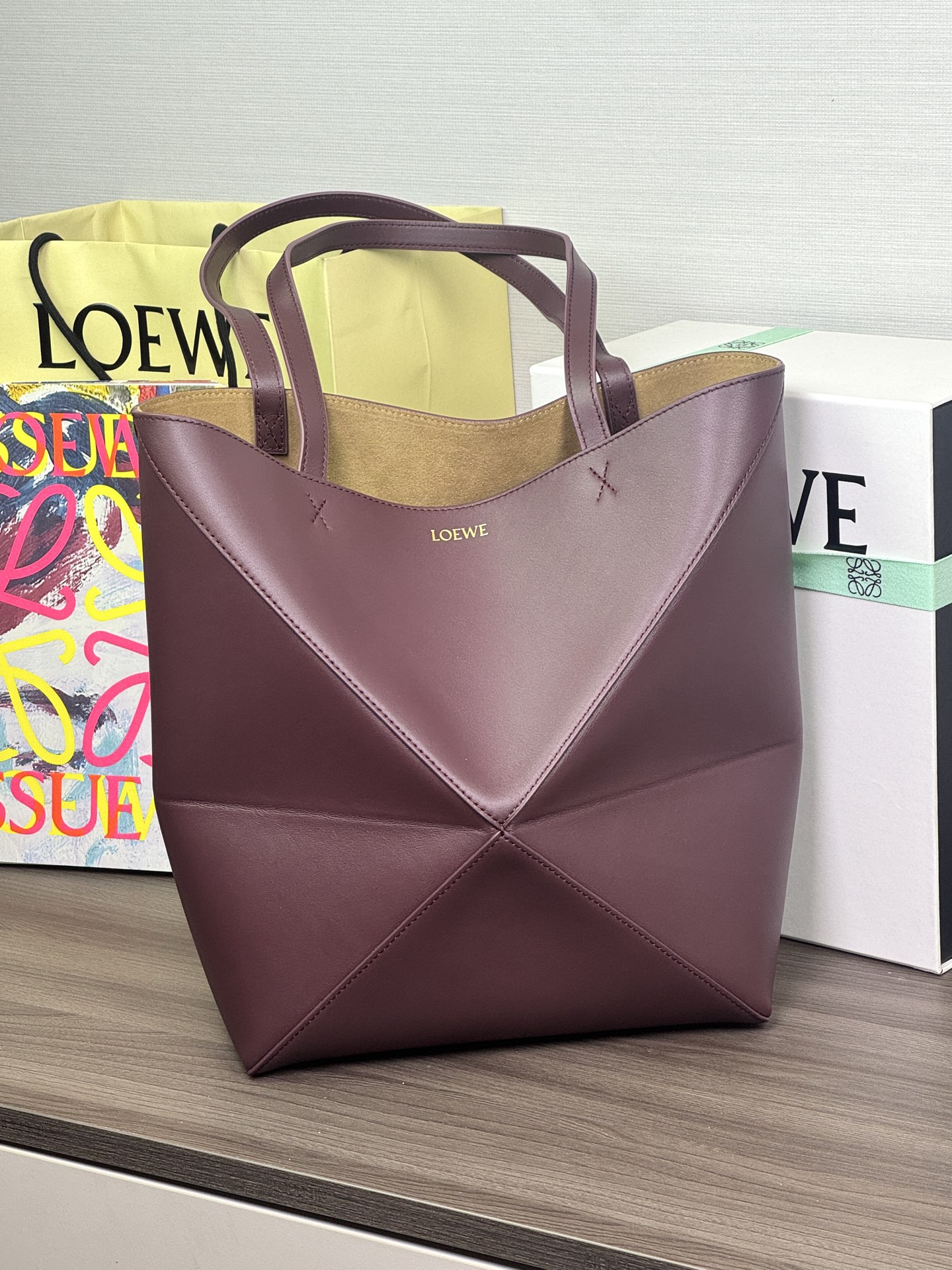 LOEWE 中号Puzzle Fold折叠手袋 𝟐𝟓.𝟓-顶级品质