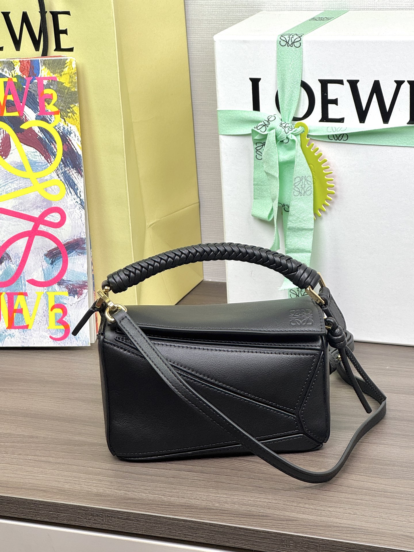 LOEWE 编织手腕Mini Puzzle 𝟏𝟖-顶级品质