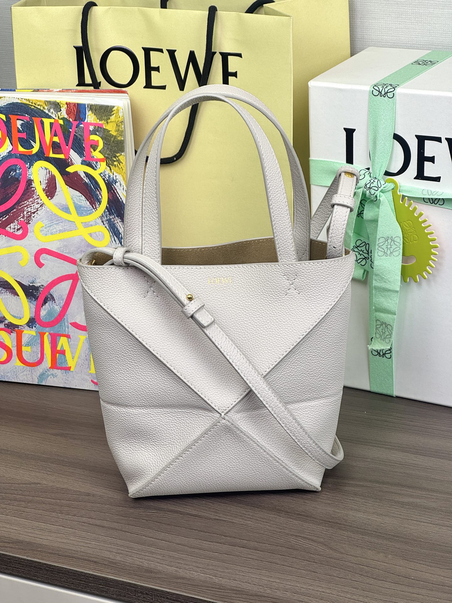 LOEWE 迷你Puzzle Fold折叠手袋 𝟏𝟔.𝟓-顶级品质