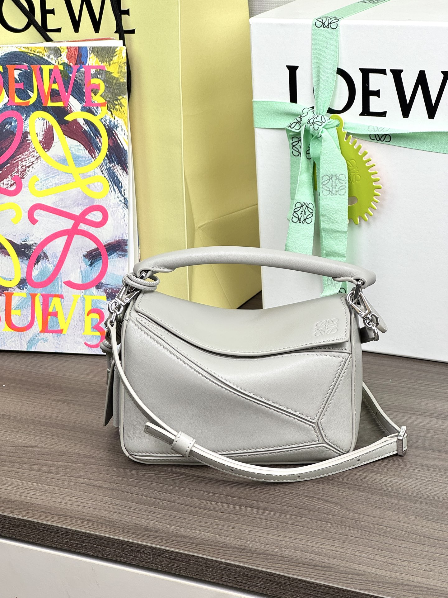 LOEWE mini nappa leather Featherlight Puzzle handbag 𝟏𝟕.𝟓 - top quality