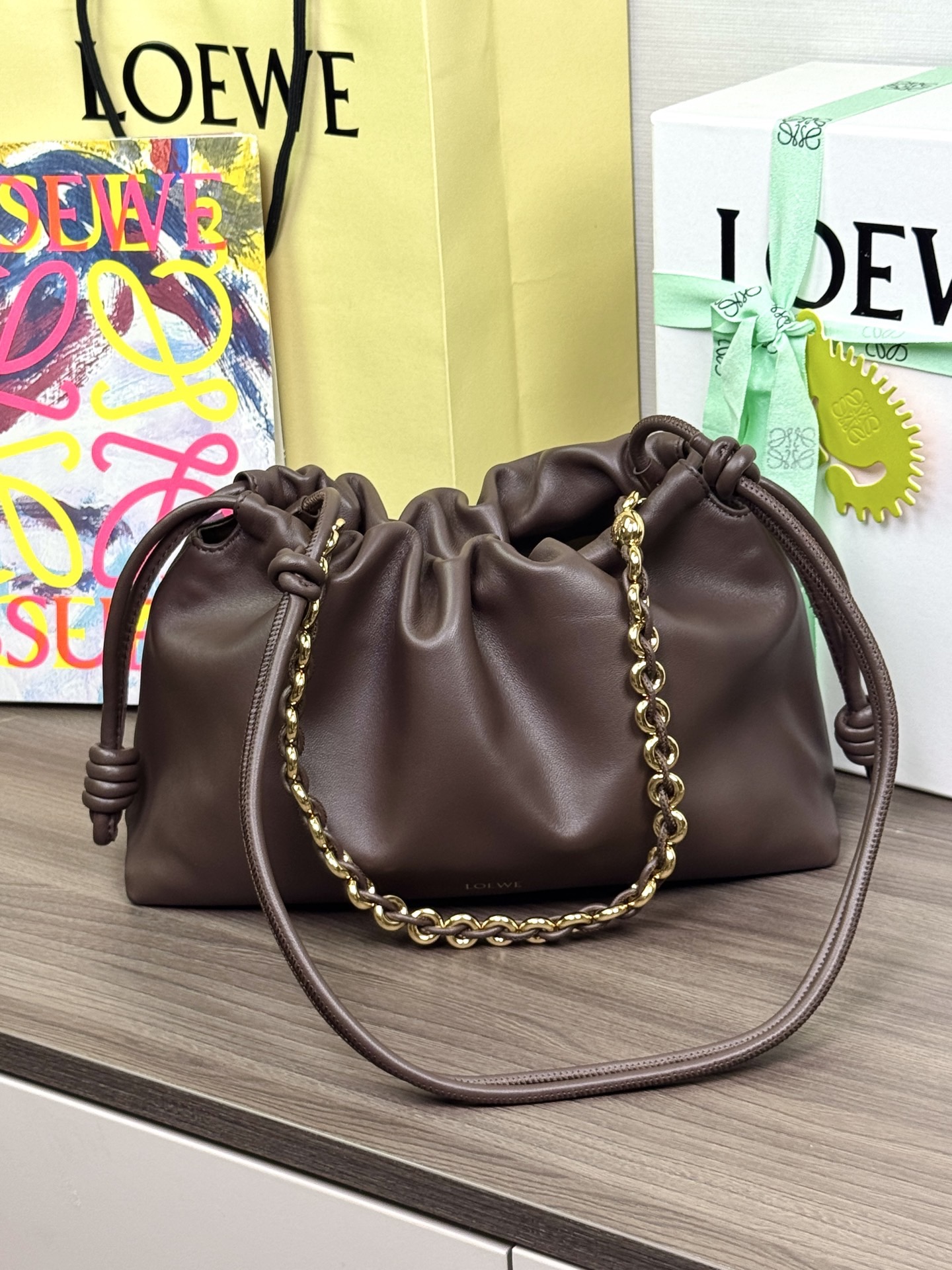 LOEWE Flamenco Purse Medium Chain Bag 30 - Top Quality