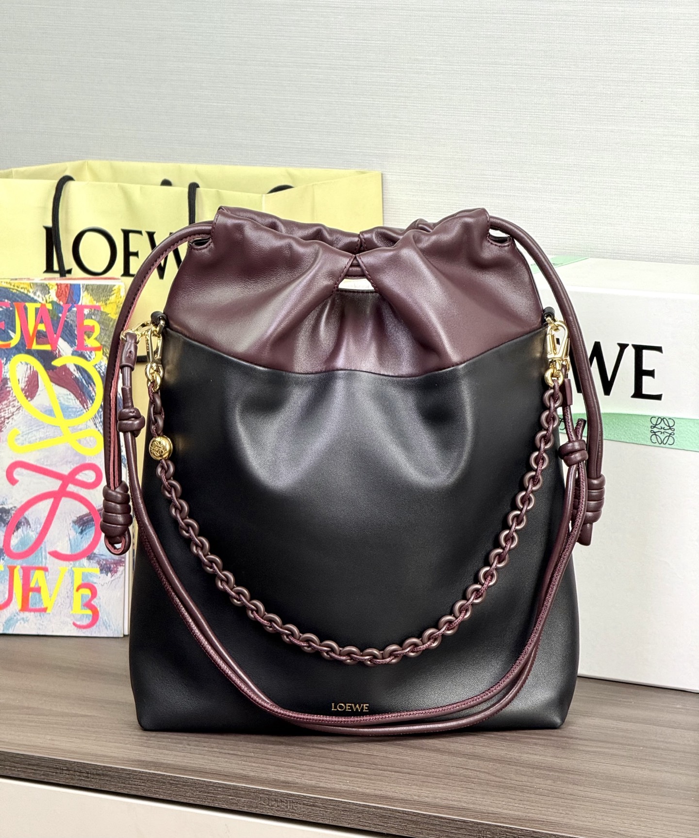 LOEWE Édition Limitée Flamenco Purse Sac Cabas 38 - Qualité Premium