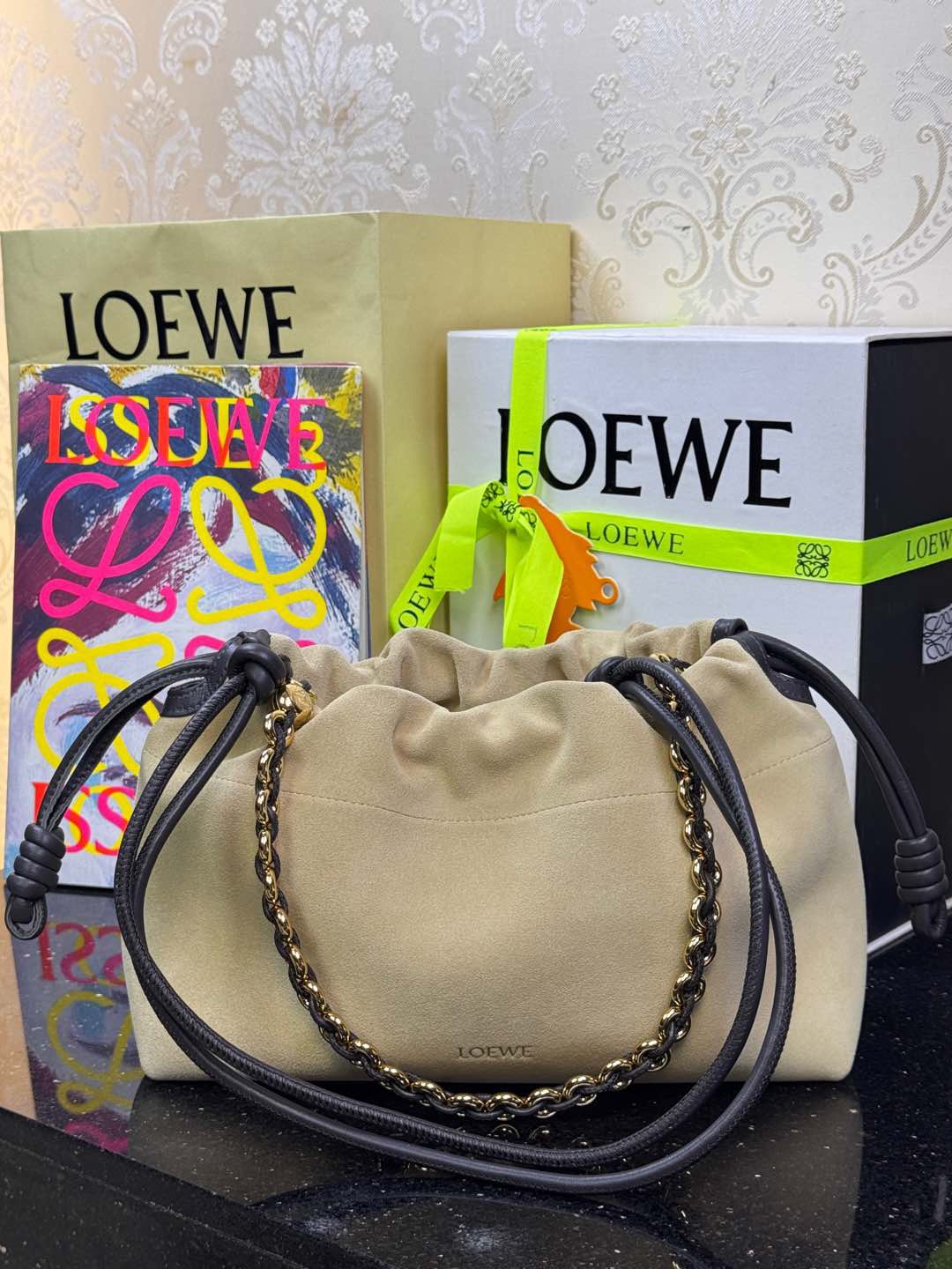 LOEWE Flamenco Purse Medium Chain Bag 30 - Top Quality