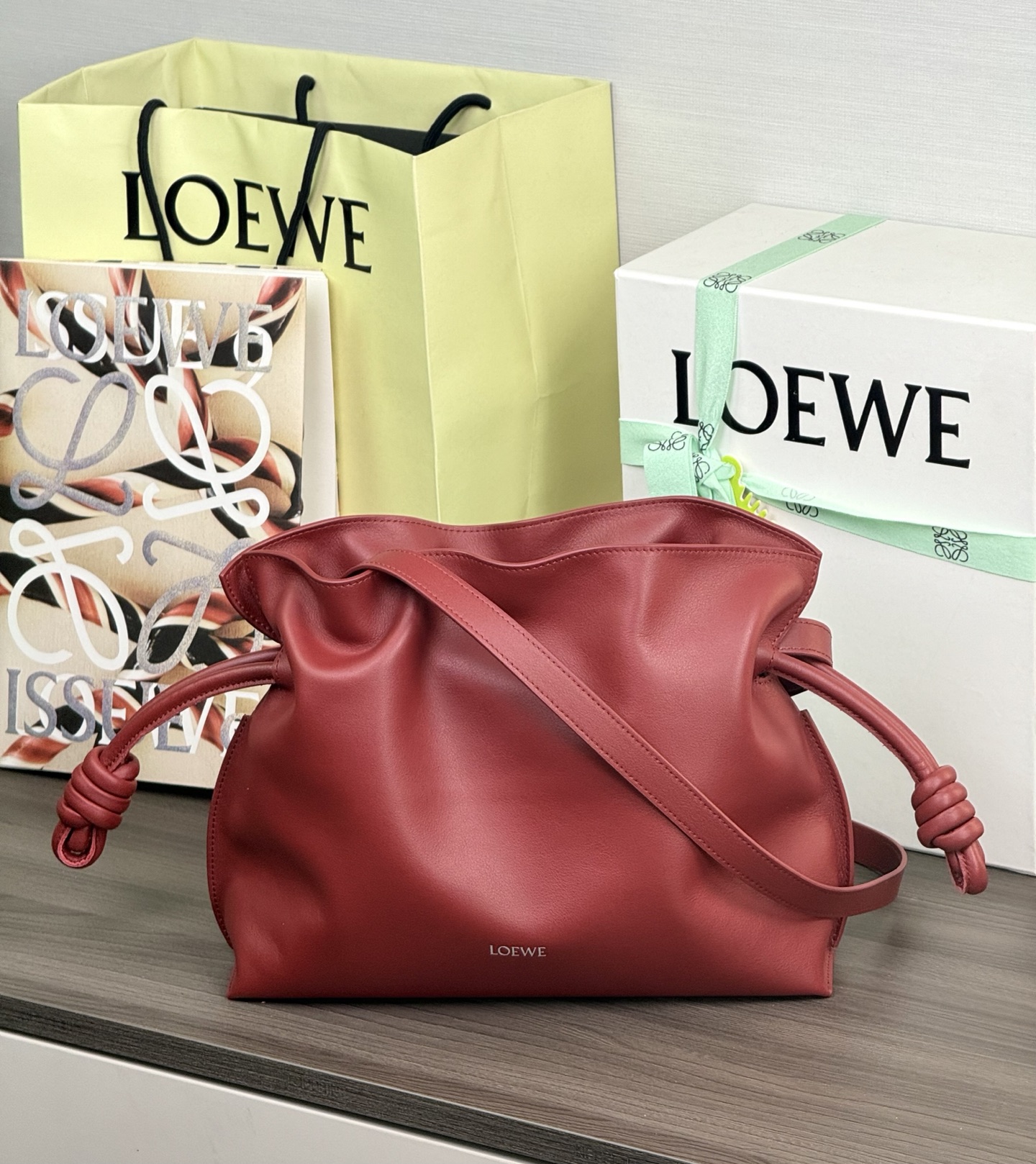 LOEWE Medium Flamenco Fortune Bag 30 - Topkwaliteit