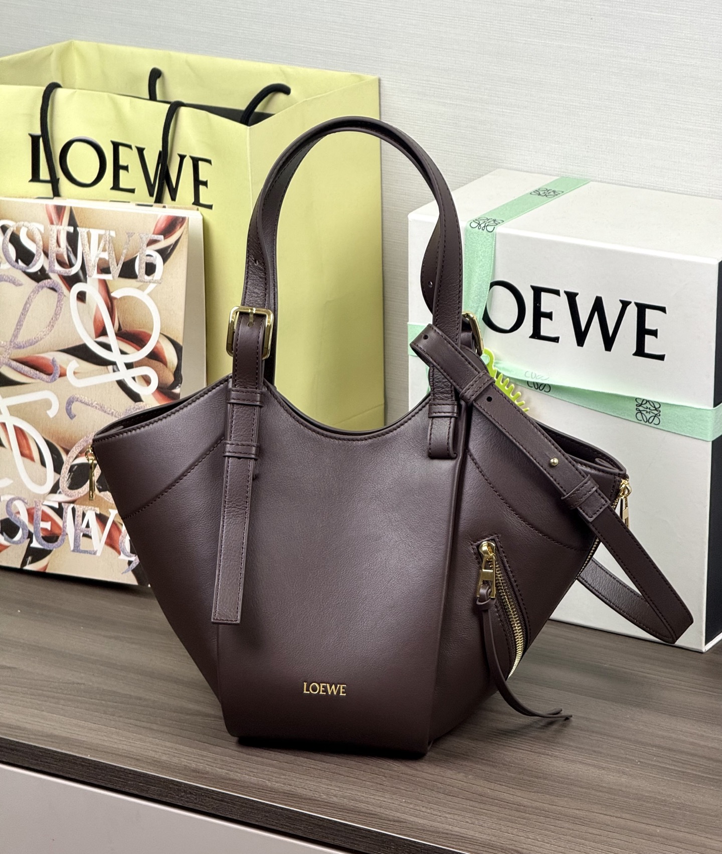 LOEWE Hammock Flip гамак-сумка 15-вышэйшая якасць