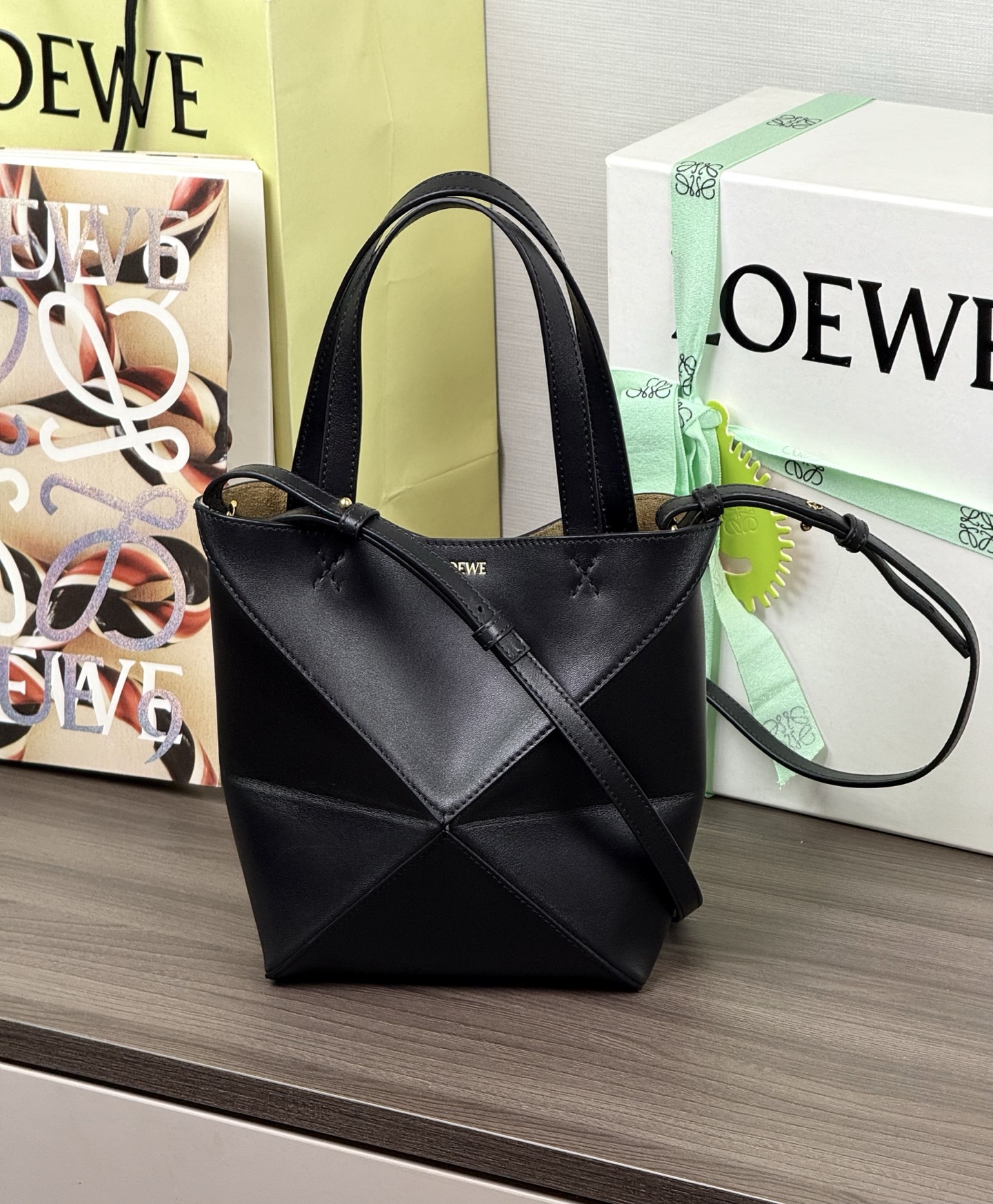 LOEWE 迷你Puzzle Fold折叠手袋 𝟏𝟔.𝟓-顶级品质