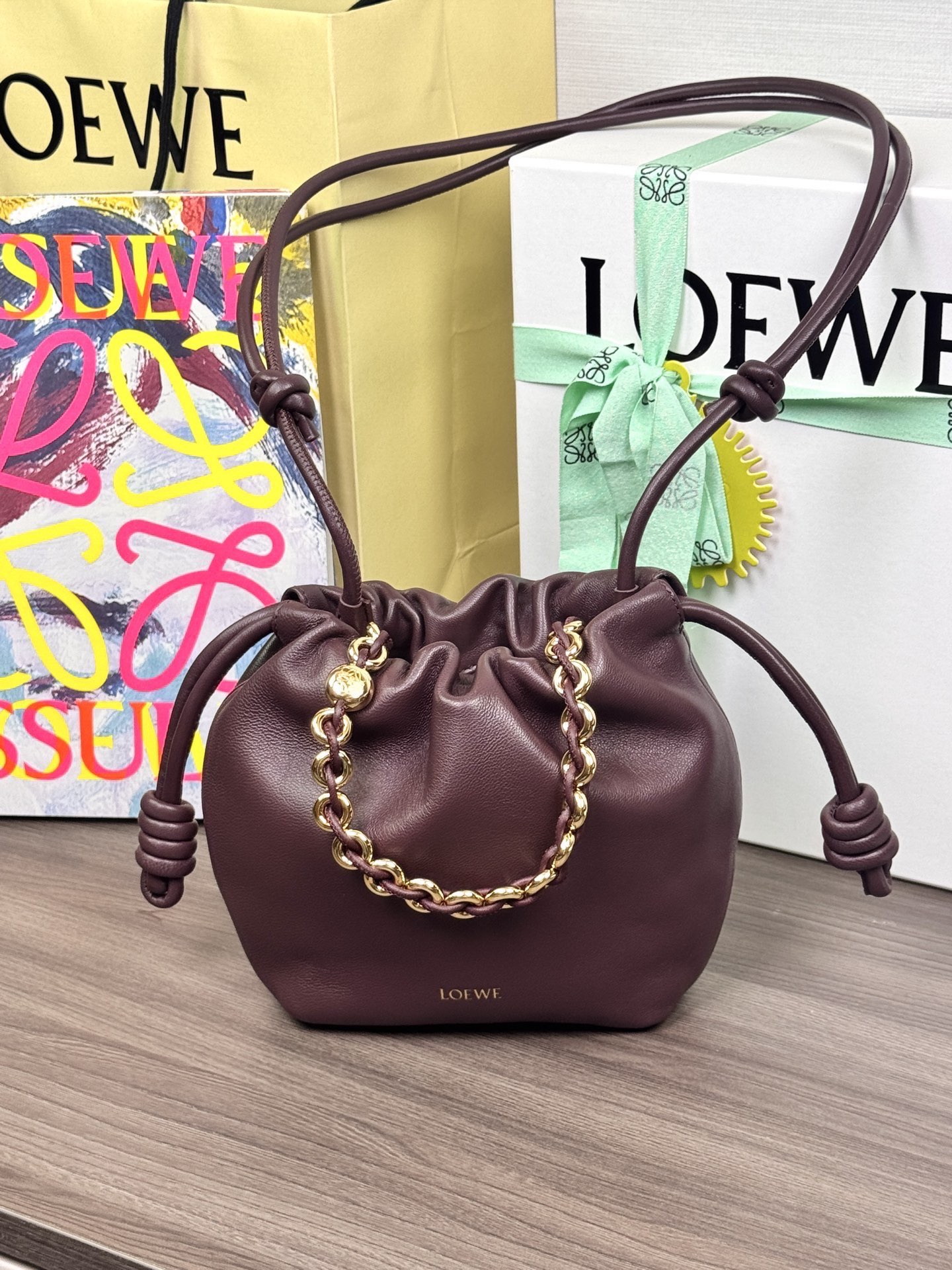 LOEWE Flamenco Purse minichaintas 23.5 - topkwaliteit