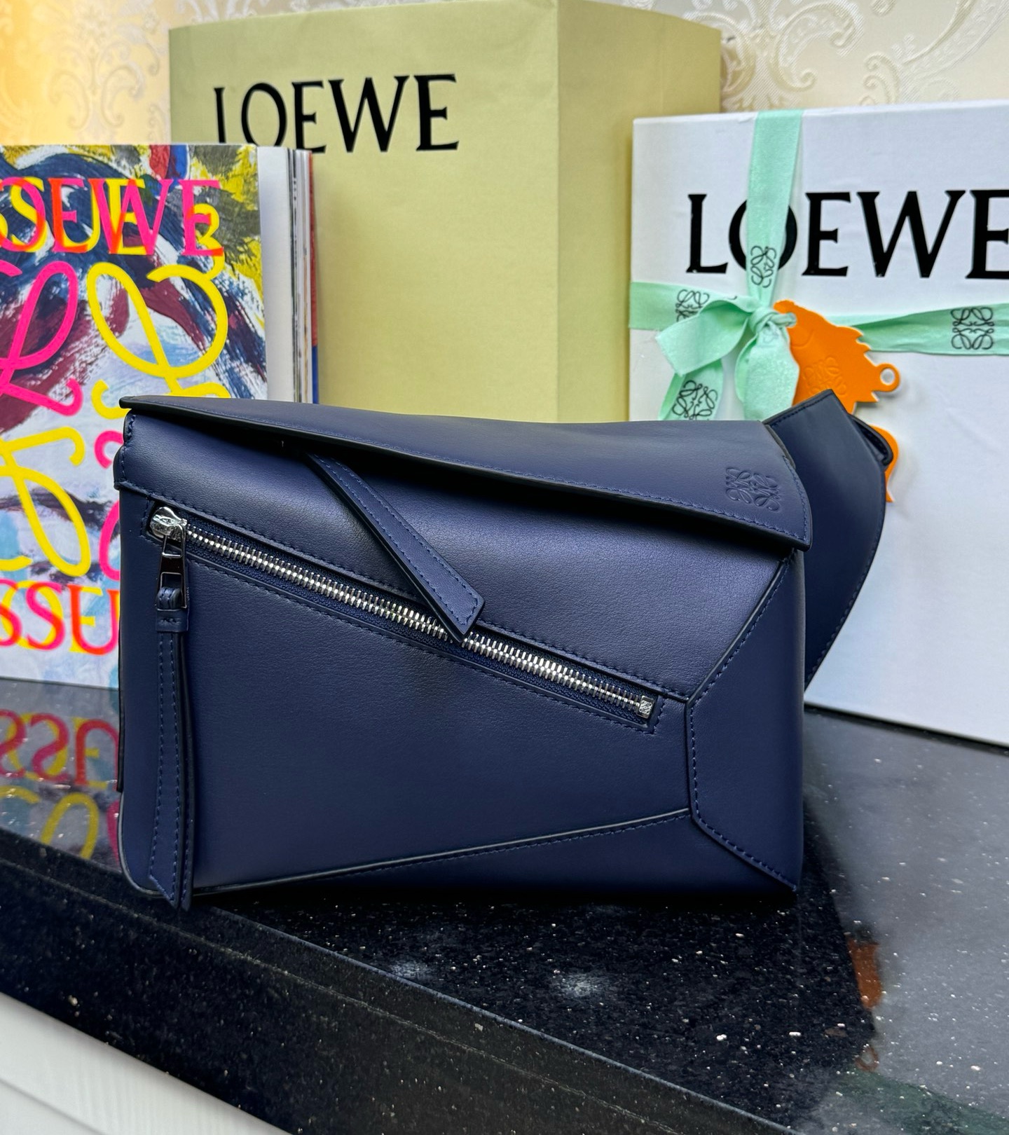 LOEWE Puzzle паясная сумка — топ-якасць