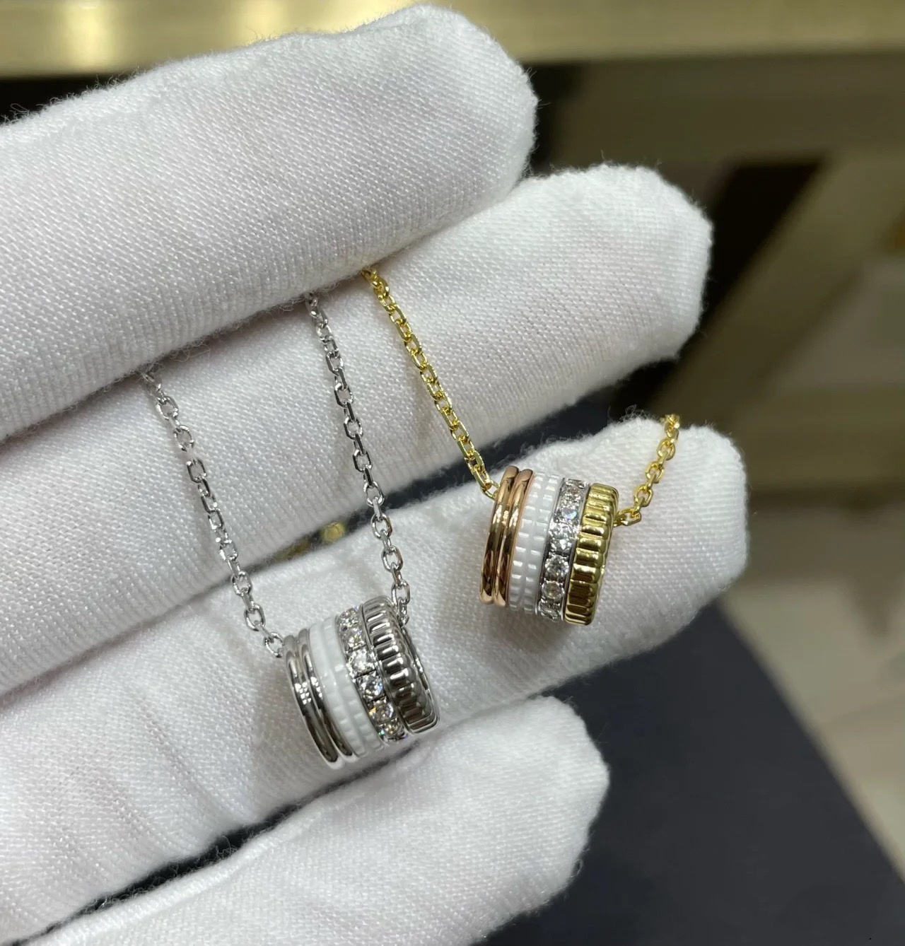 Hermès Haute Couture Haute Joaillerie Fine Jewelry Earrings Necklace 3