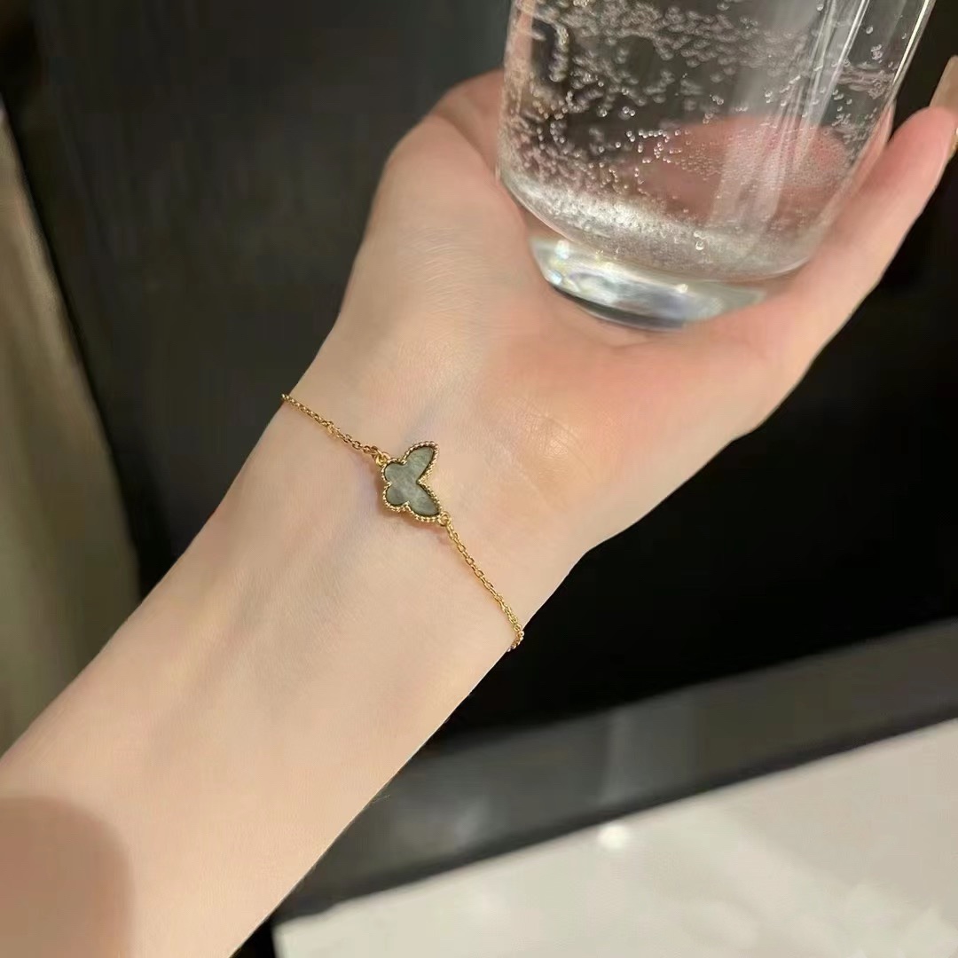 Mini Clover, Heart, and Butterfly Motif Bracelet - Comprehensive 5