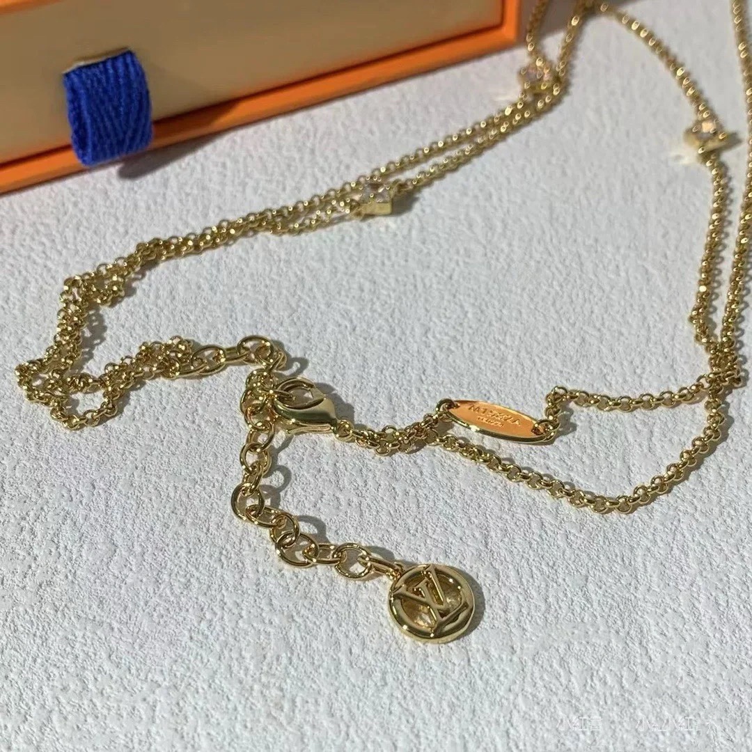 LV Double-Layer Pavé Necklace - Comprehensive 6